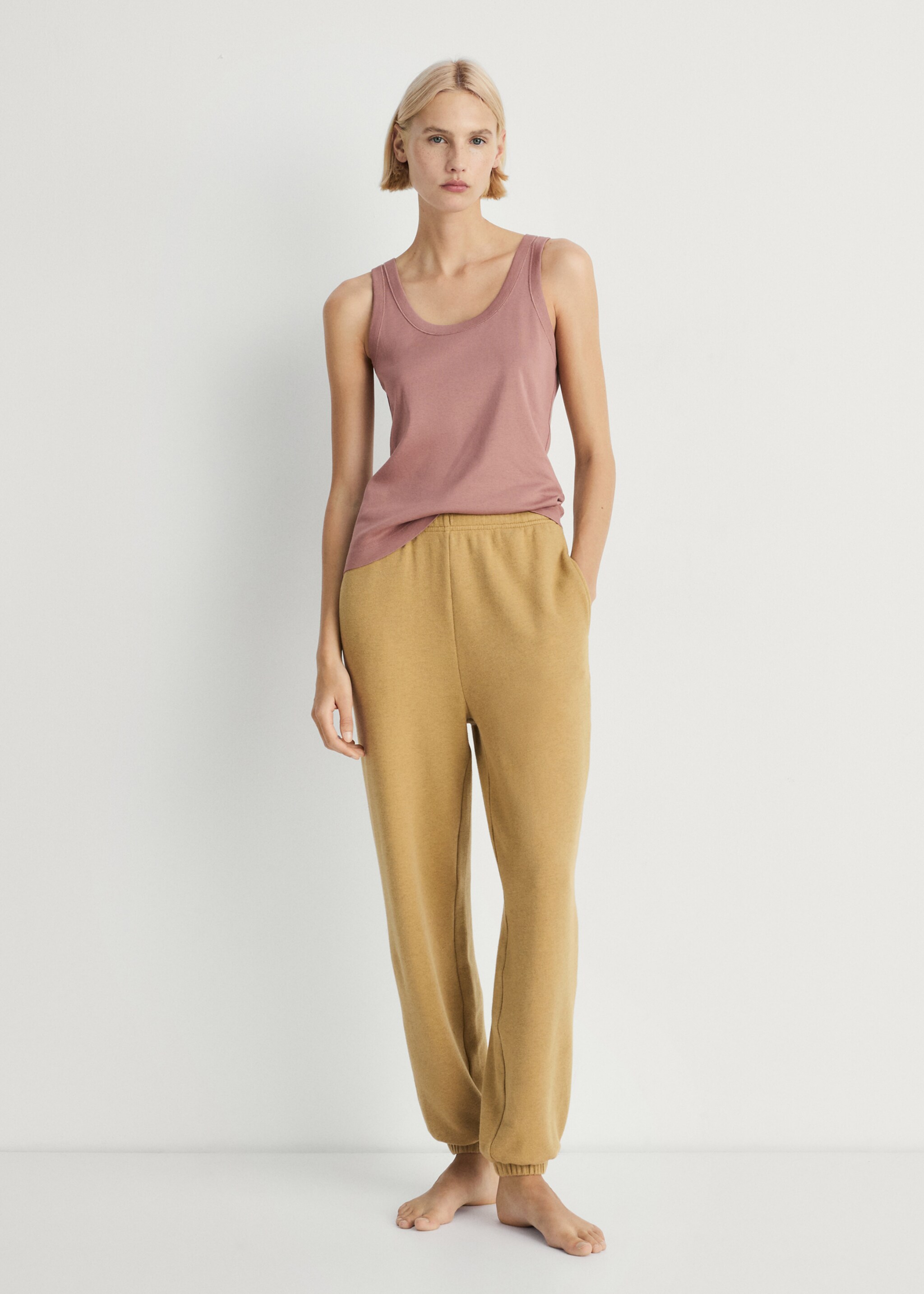 Top pyjamas cotton suspenders - General plane