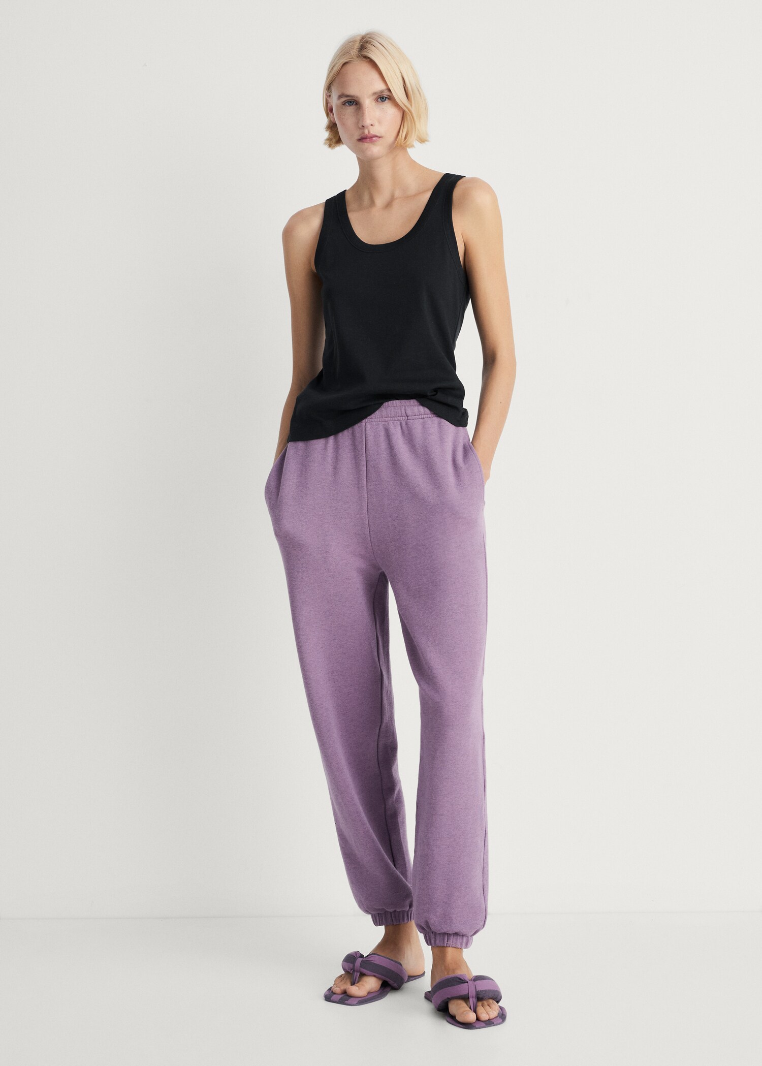 Top pyjamas cotton suspenders - General plane