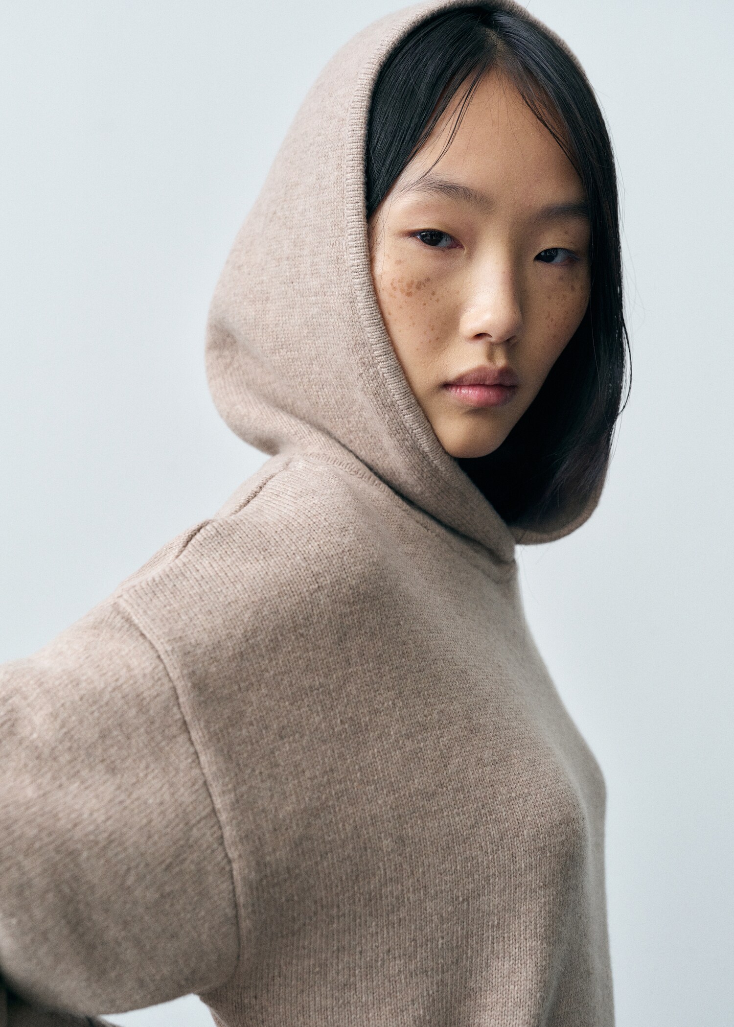 Wool-blend hooded sweater - Details of the article 1