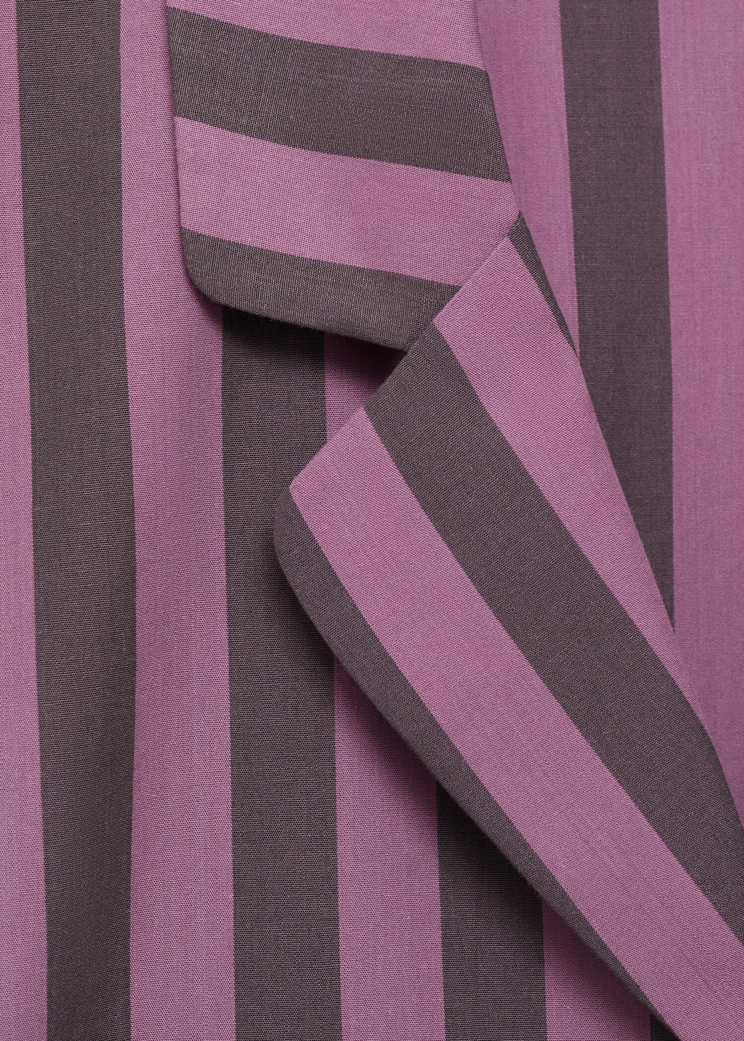 Chemise courte rayures tissu bicolore - Détail de l'article 8