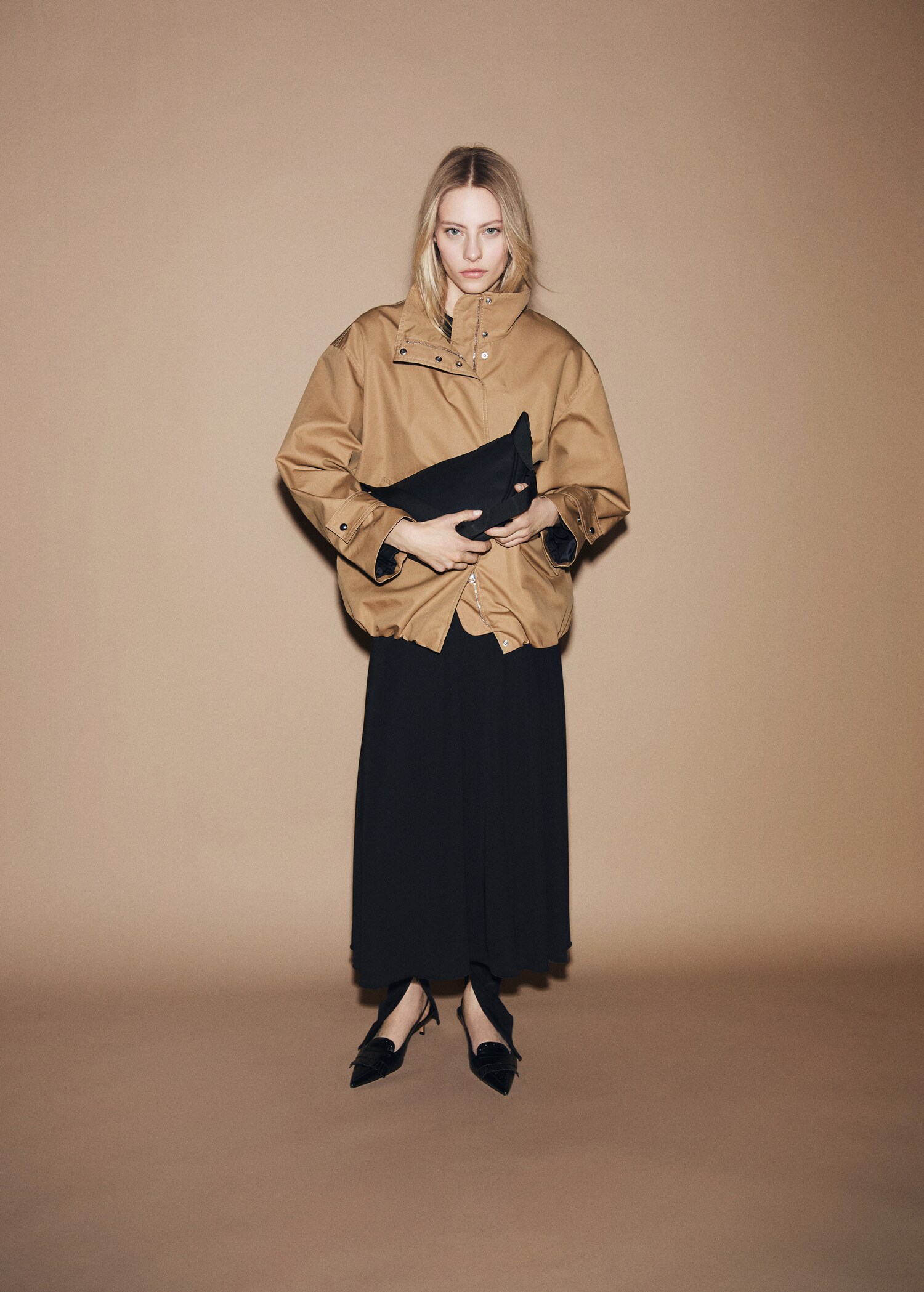 Parka algodón bajo fruncido - Detalle del artículo 9