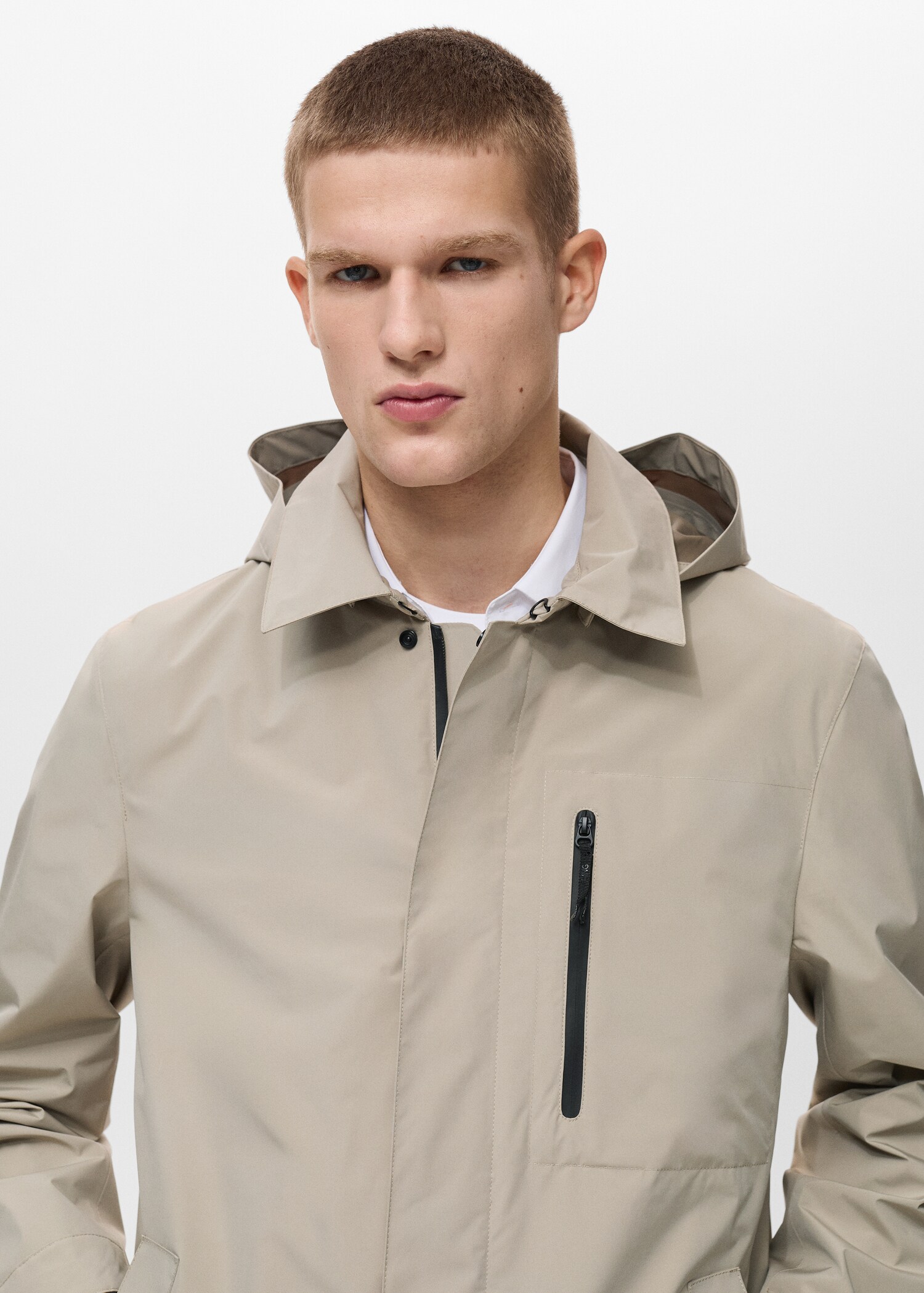 COOLMAX® technology waterproof parka - Details of the article 1