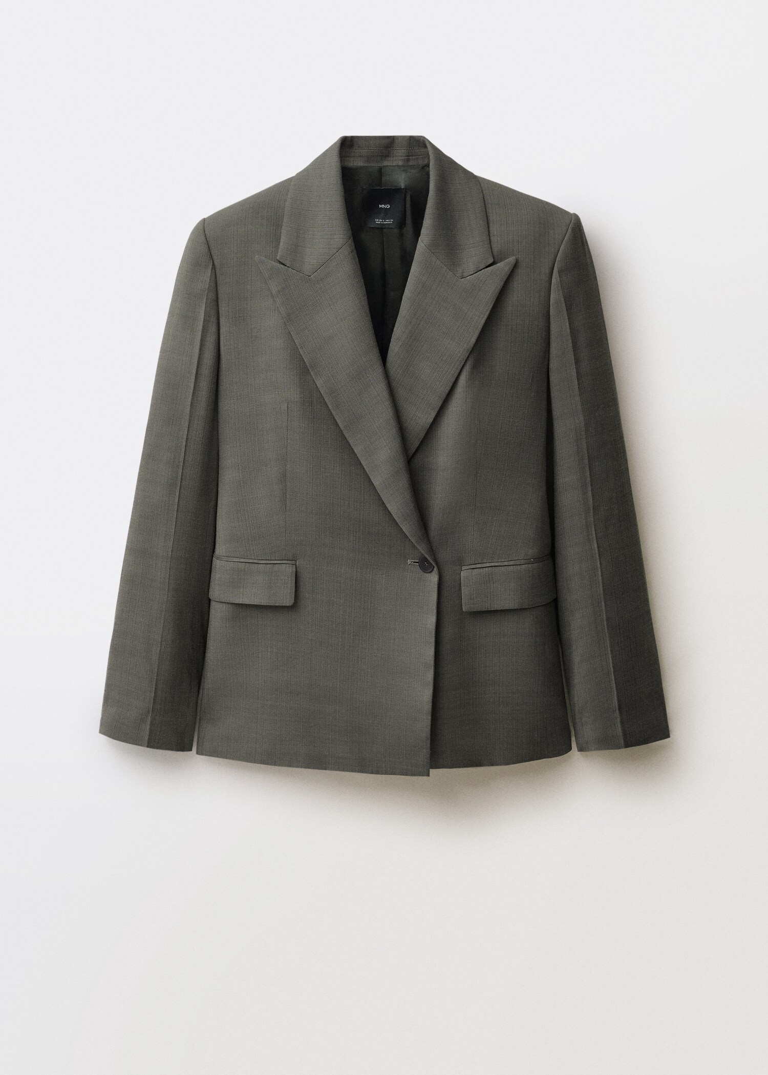 Oversized double-breasted suit jacket - Article without model