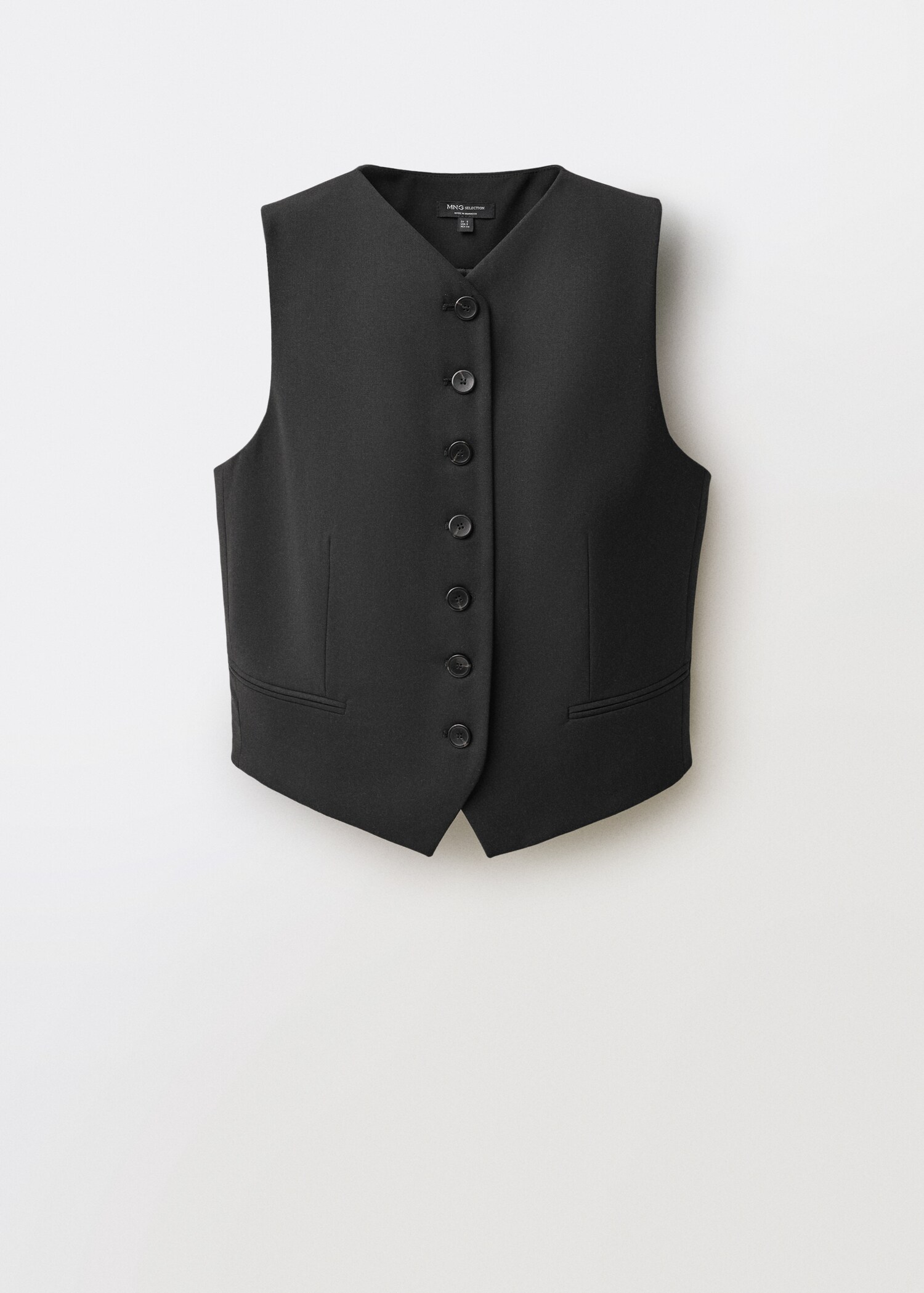 Wool-blend suit waistcoat - Article without model