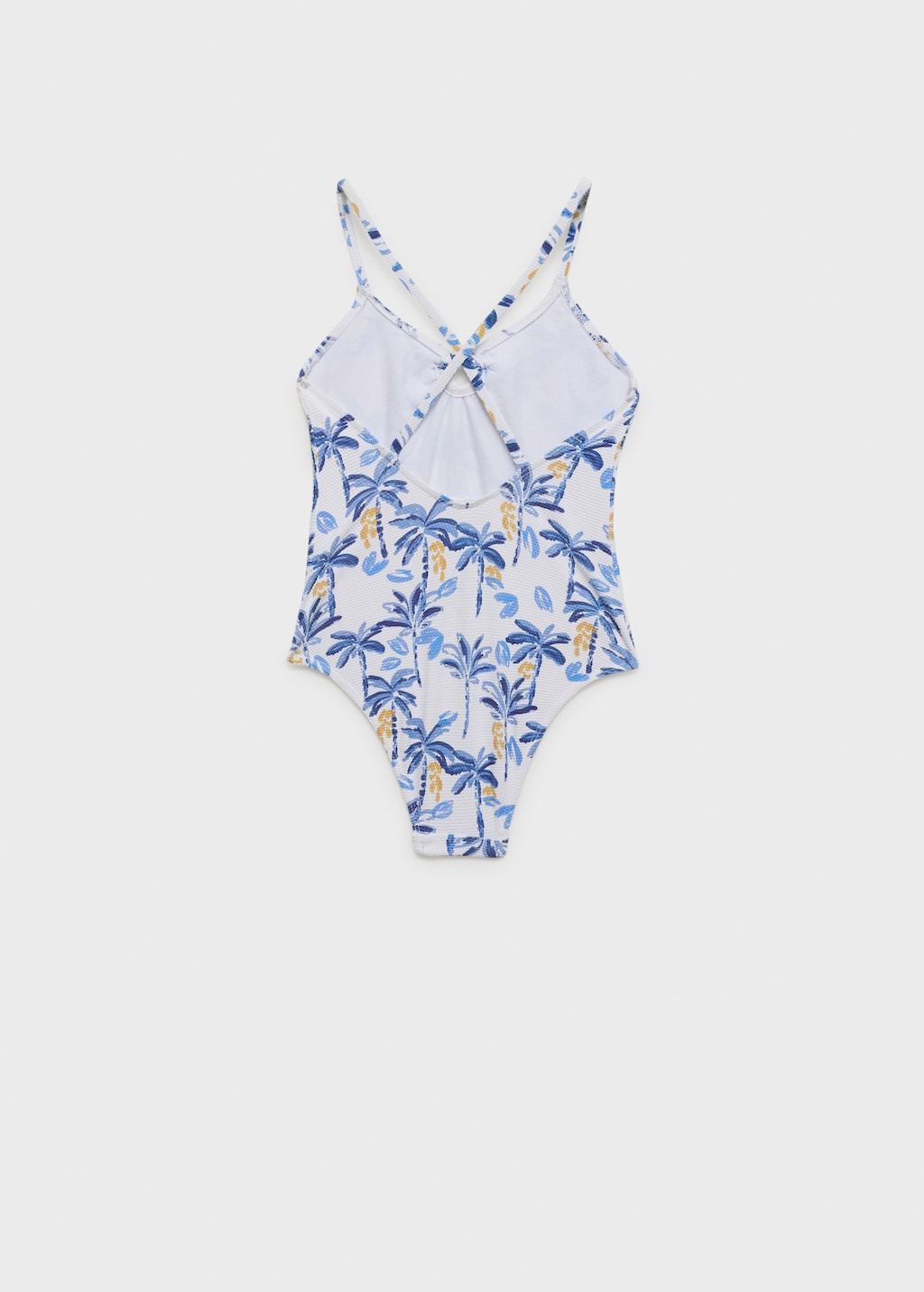 Tropical print swimsuit