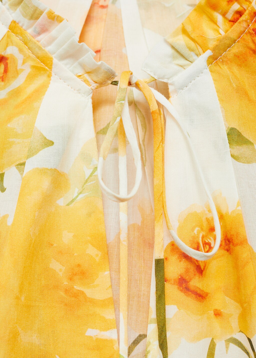 Floral cotton blouse