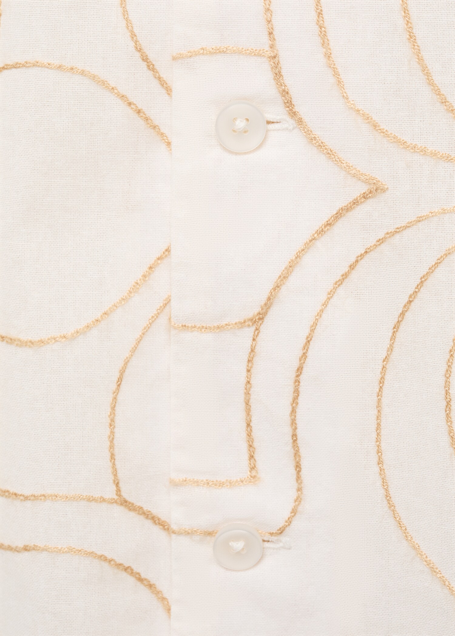 Shirt with embroidered bowling collar - Details of the article 8
