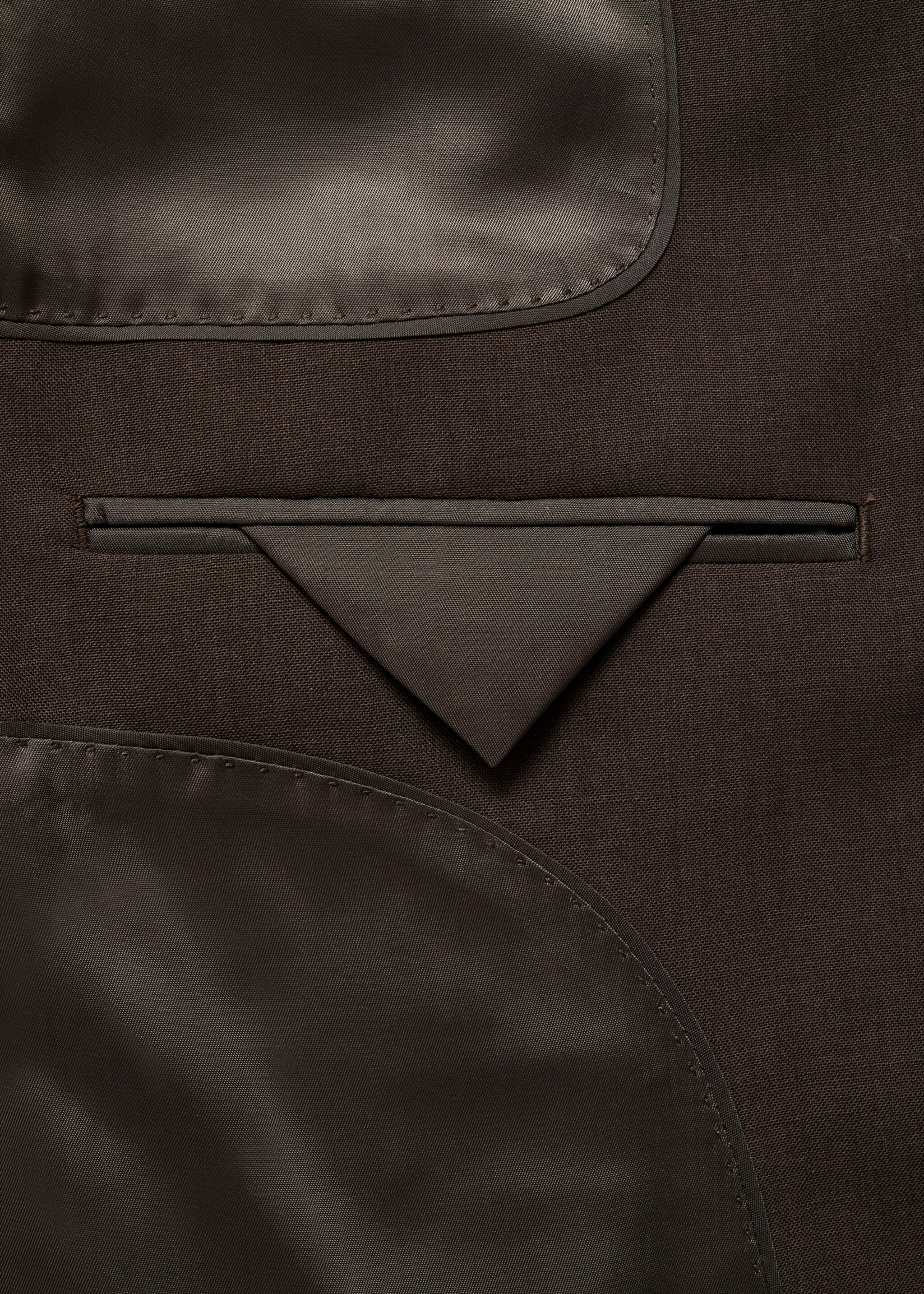 Turin %100 yün blazer ceket - Ürün detayı 0, Kahverengi. Ref: 87060618-01.