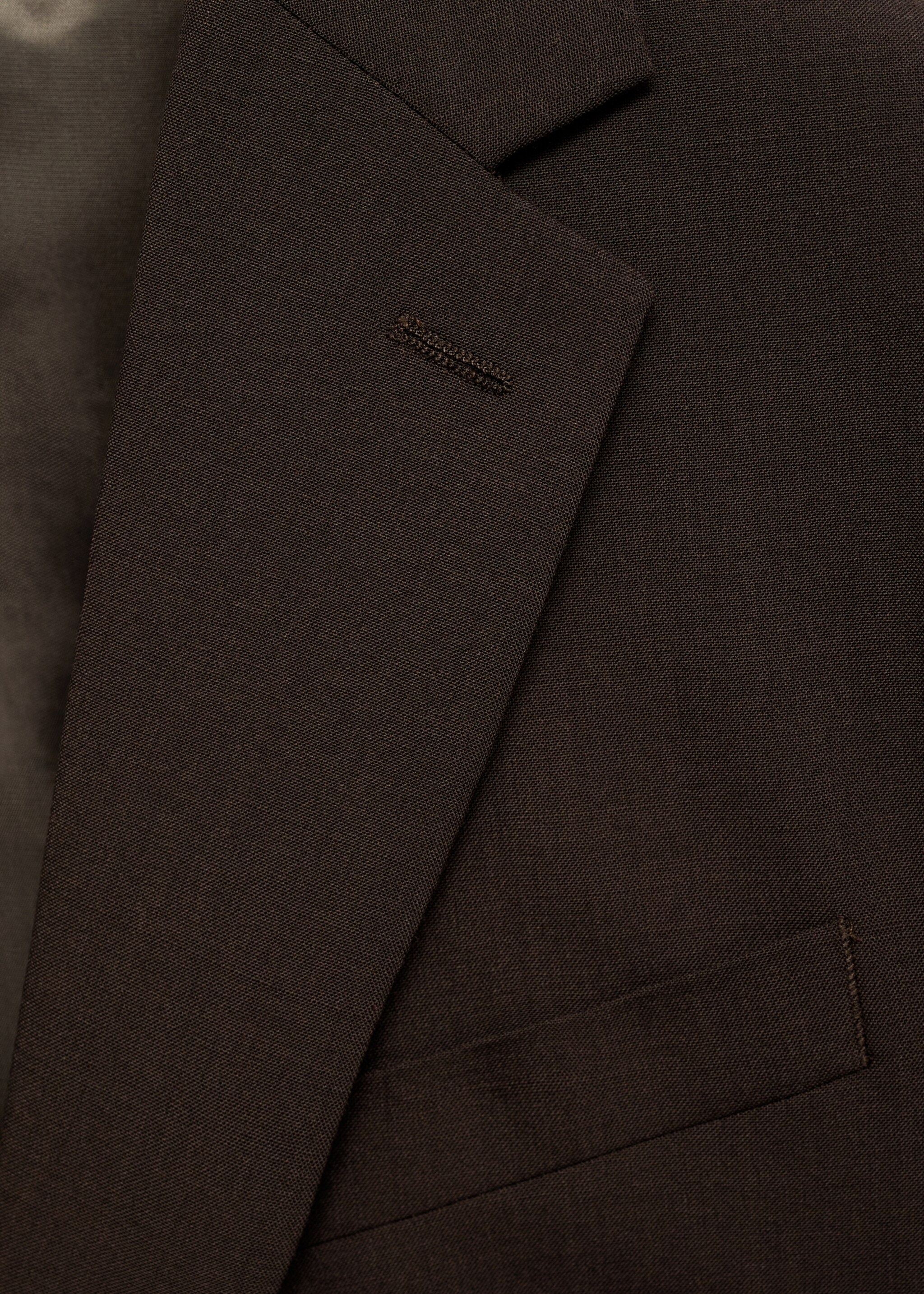 Turin %100 yün blazer ceket - Ürün detayı 8, Kahverengi. Ref: 87060618-01.