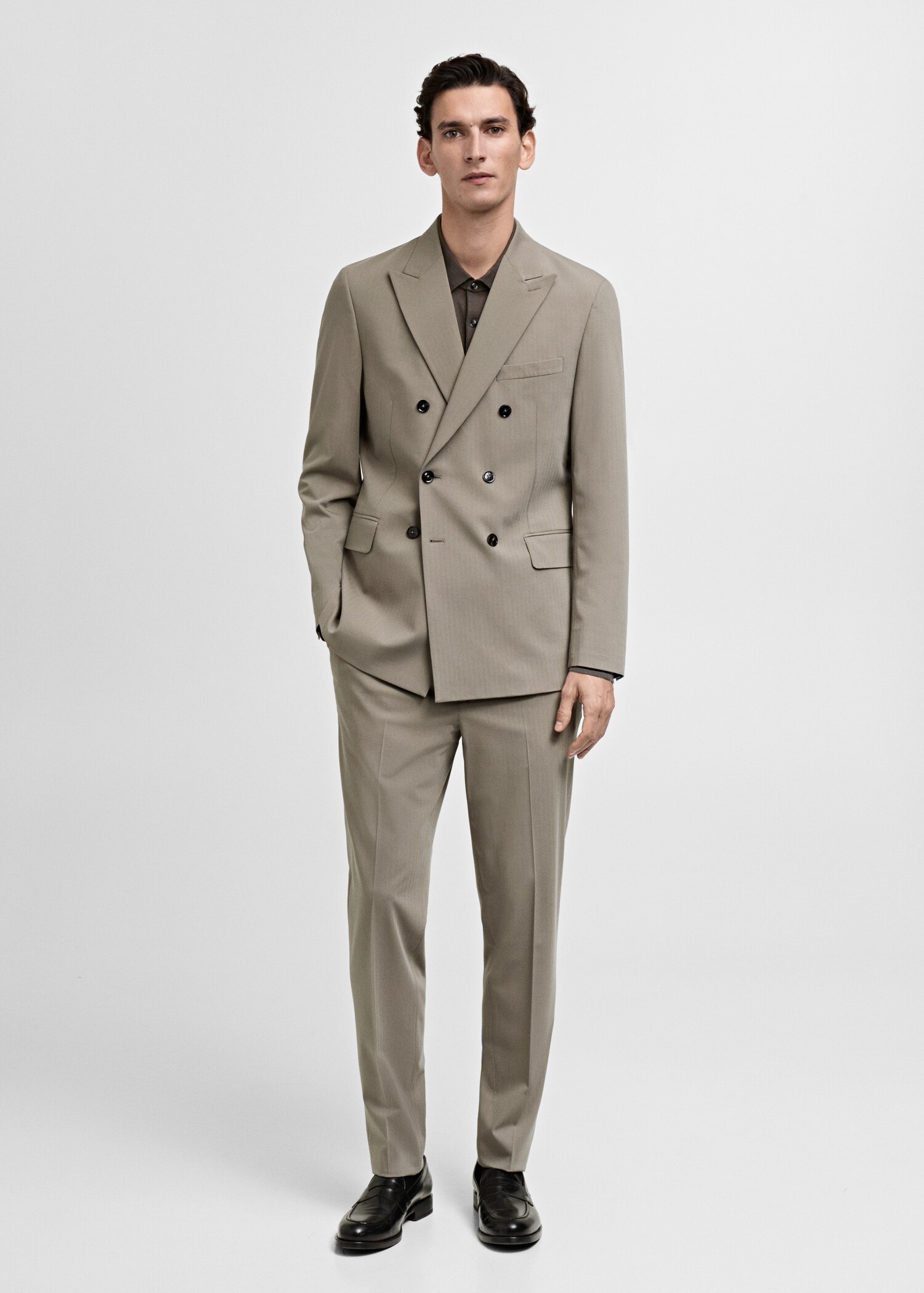 Americana traje Mónaco cruzada slim fit - Plano general