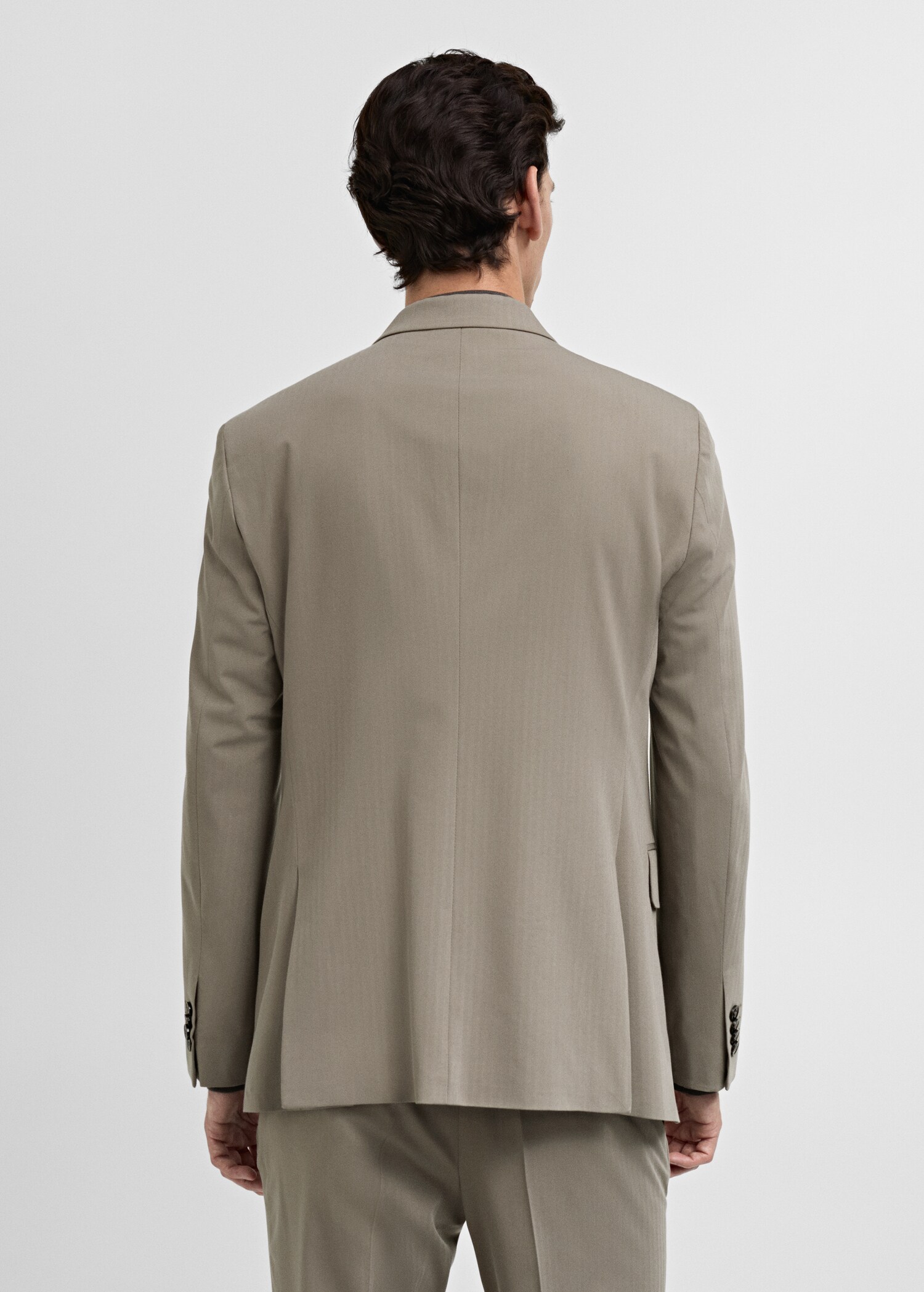 Americana traje Mónaco cruzada slim fit - Reverso del artículo