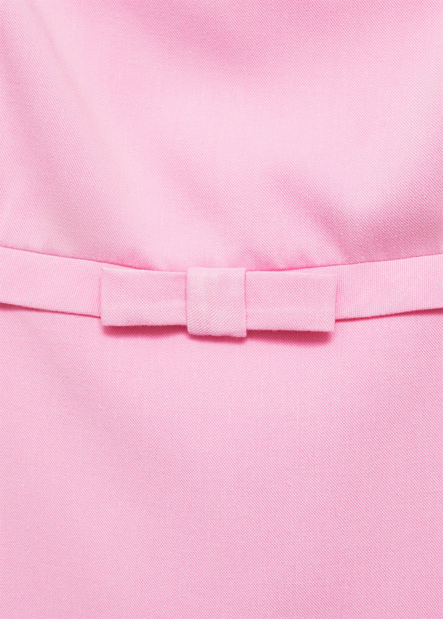 Short dress with bow detail - Details of the article 0