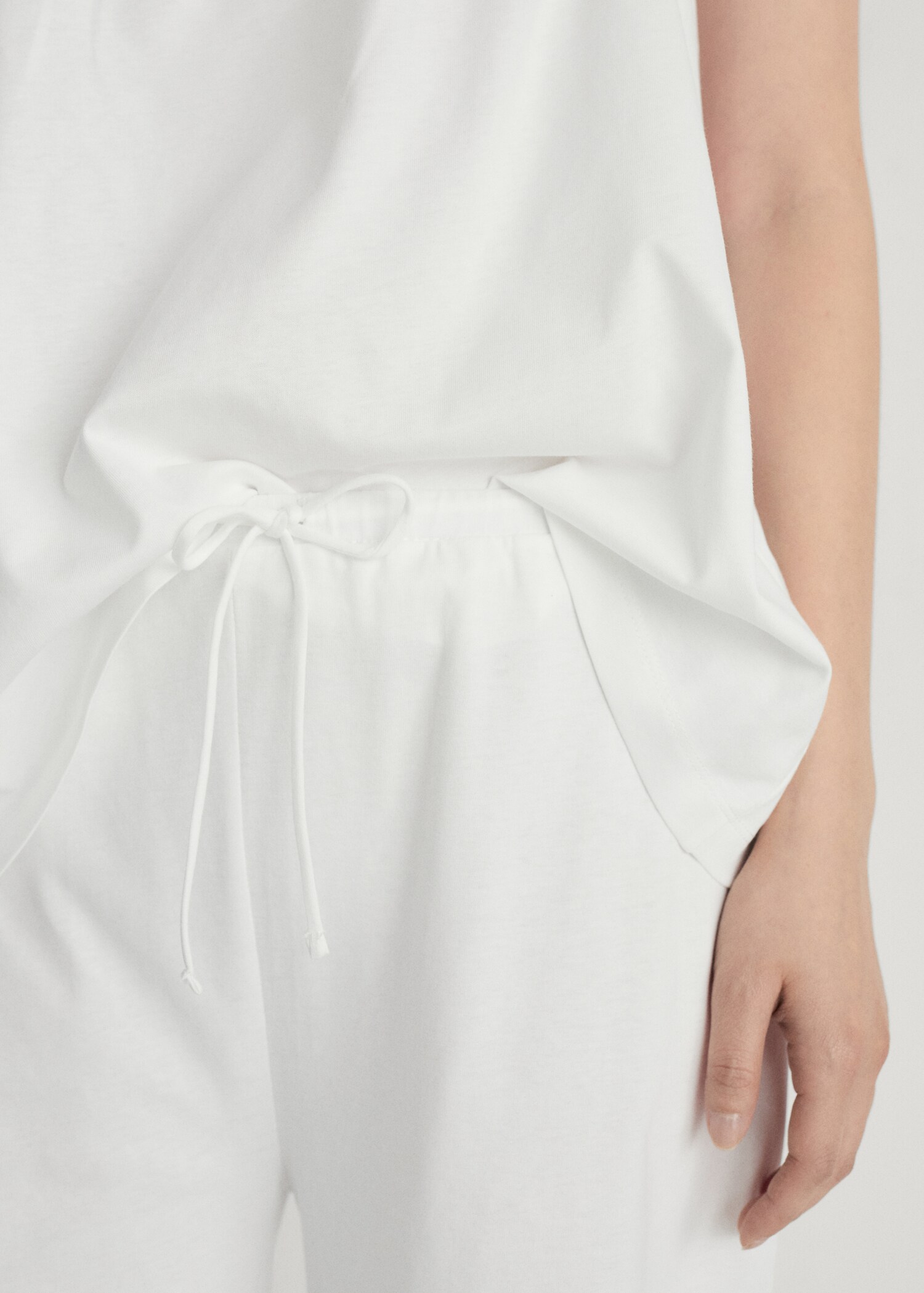 Long cotton trousers - Details of the article 4