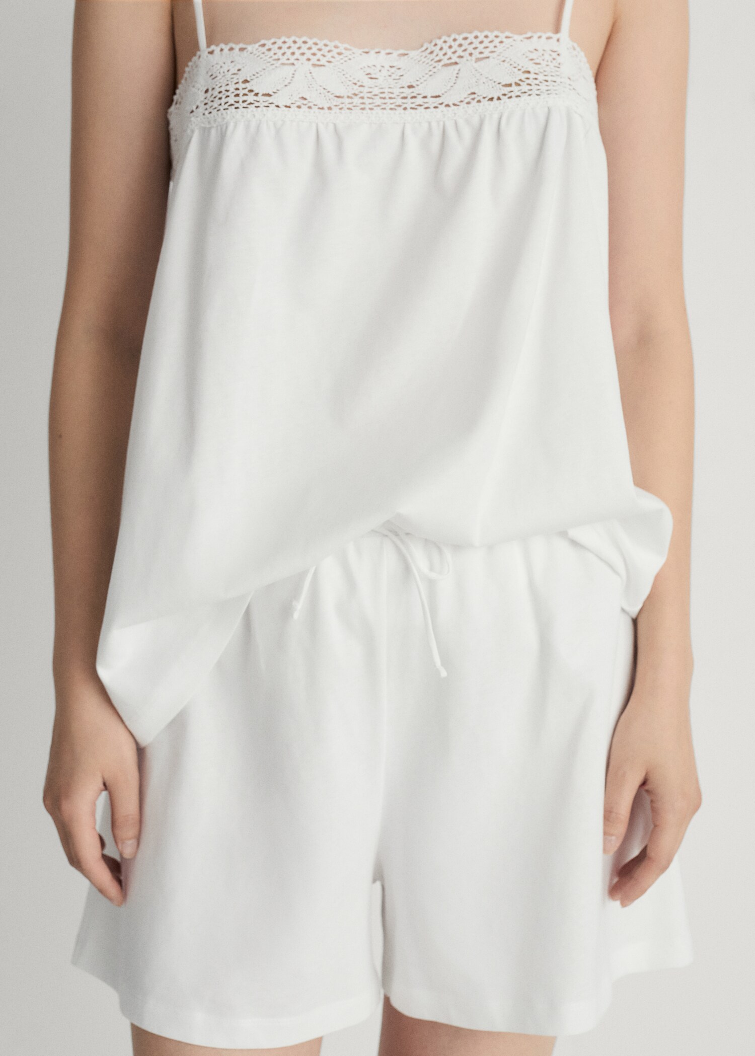 Cotton shorts - Medium plane