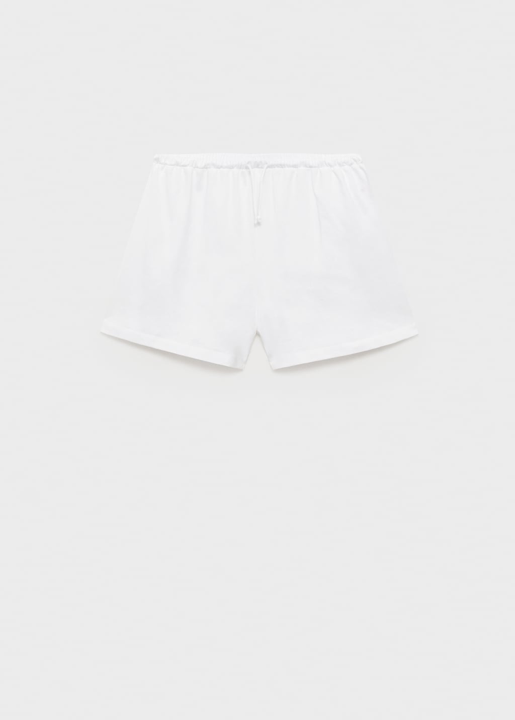 Satin shorts with bow - Women | MANGO USA