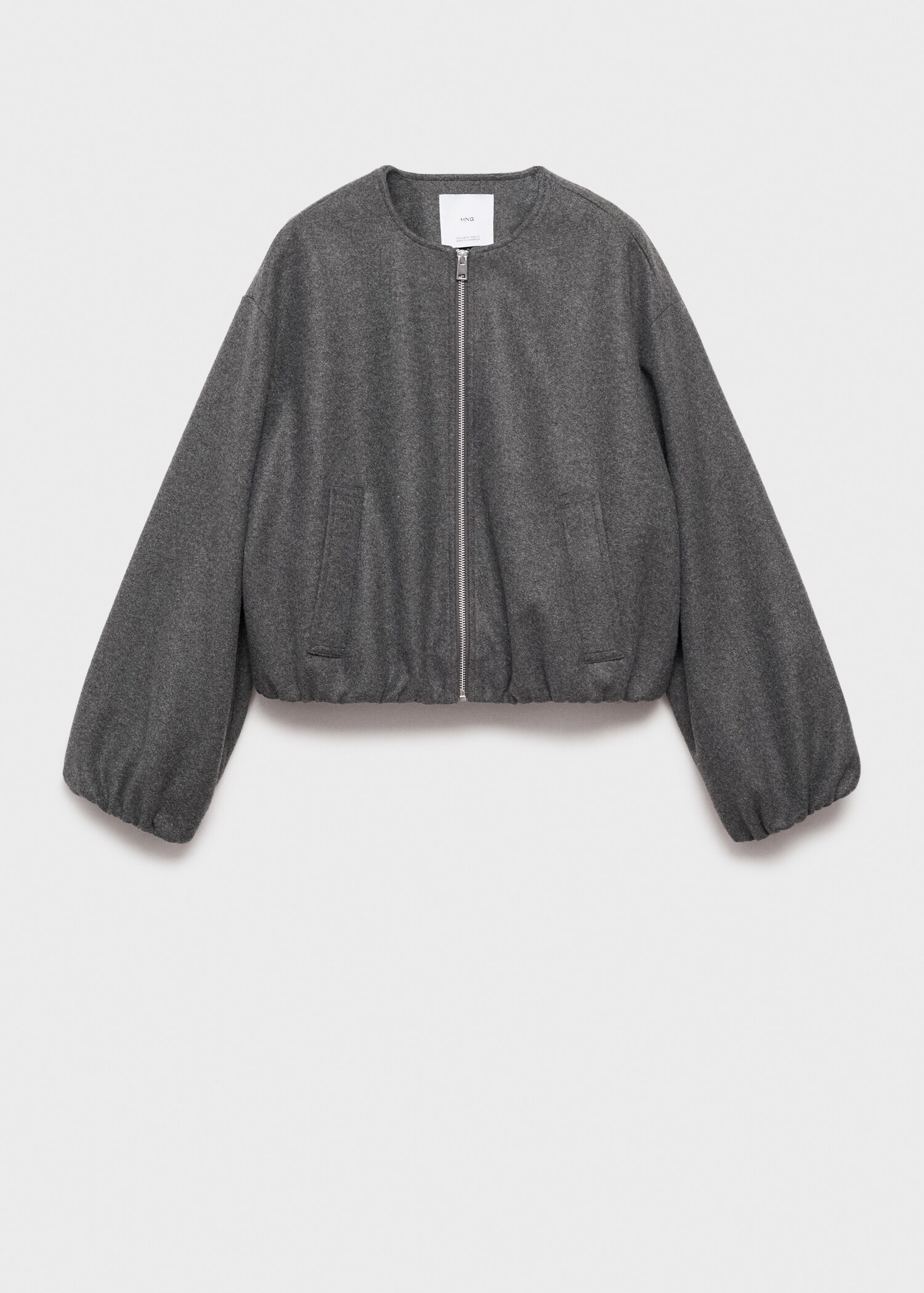 Gathered bomber jacket - Article without model