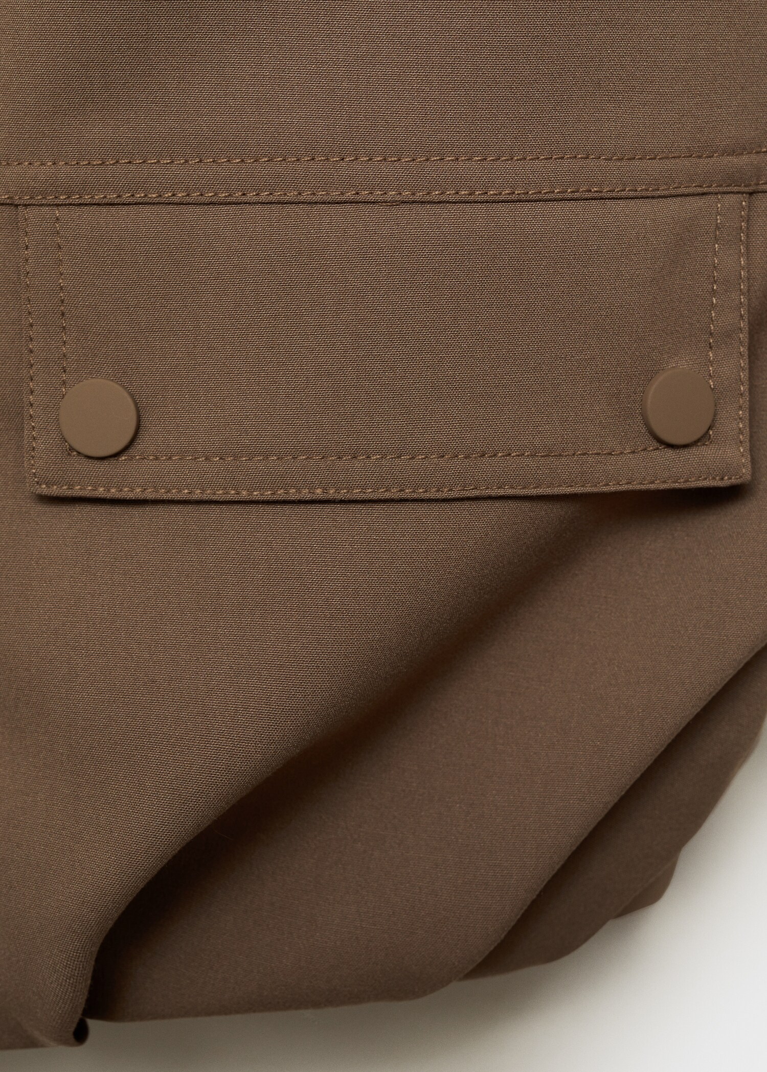 Oversized gilet with pockets - Details of the article 0