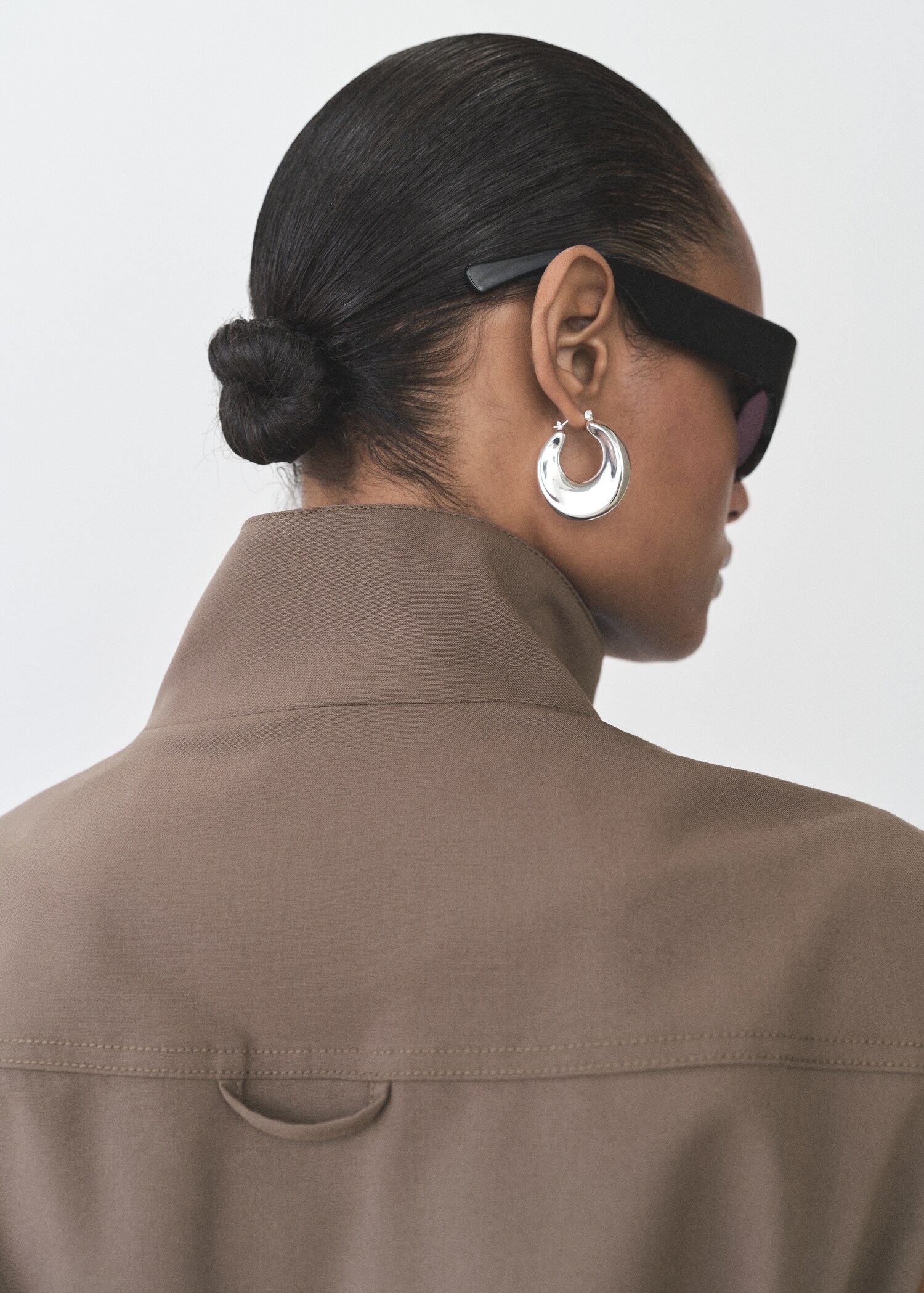 Oversized gilet with pockets - Details of the article 6