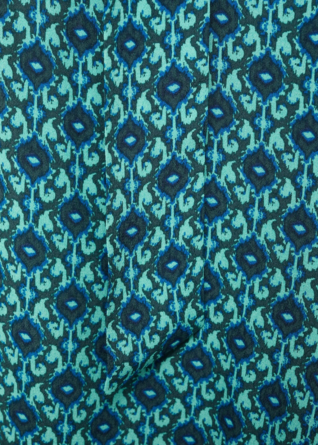 Printed jumpsuit with bow