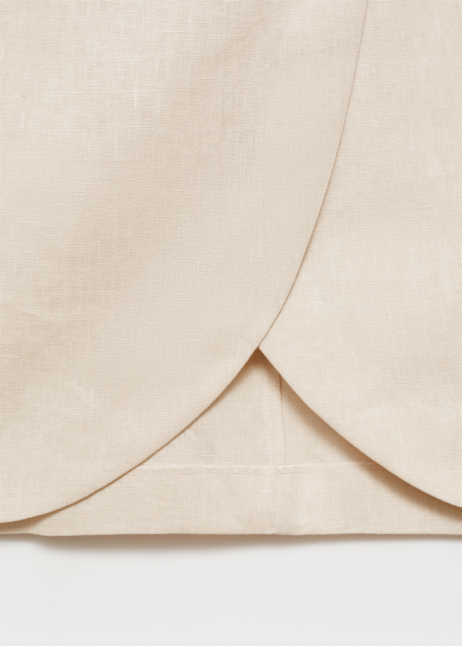 Linen sarong skirt - Details of the article 0