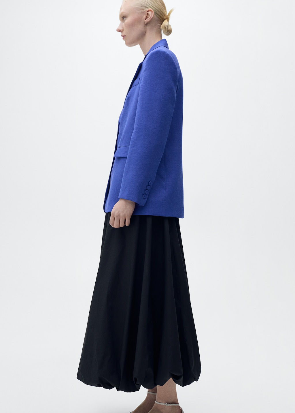 Structured suit blazer