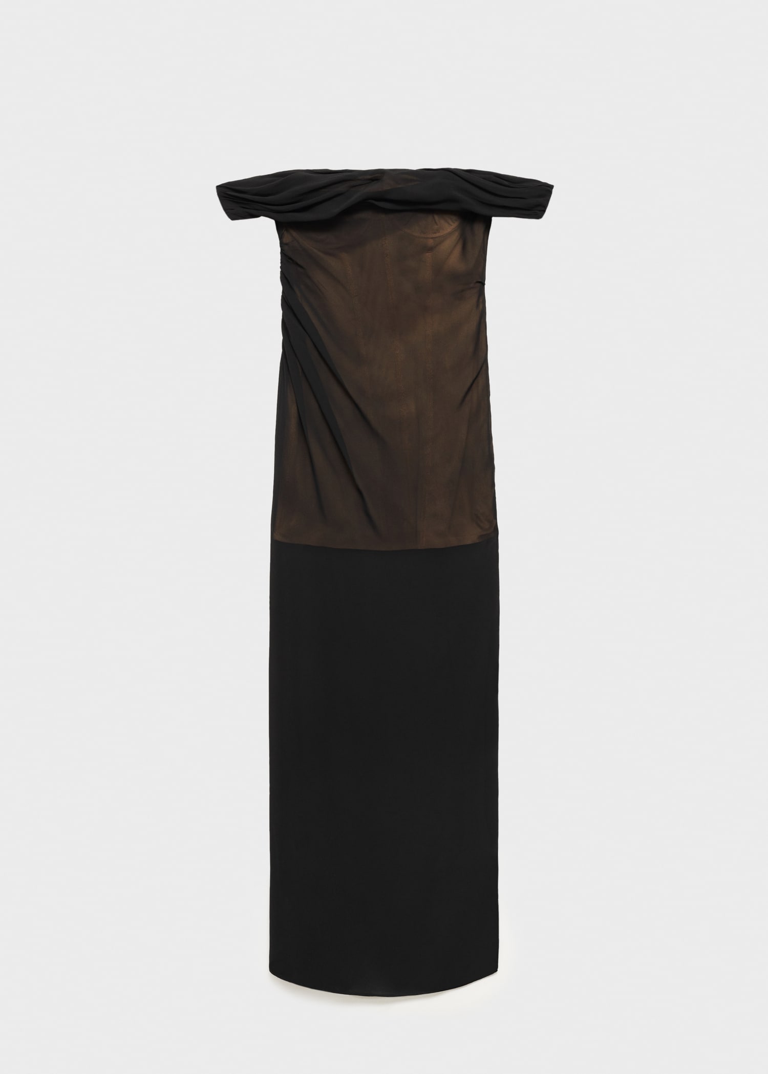 Robe corset tulle épaules dénudées - Article sans modèle