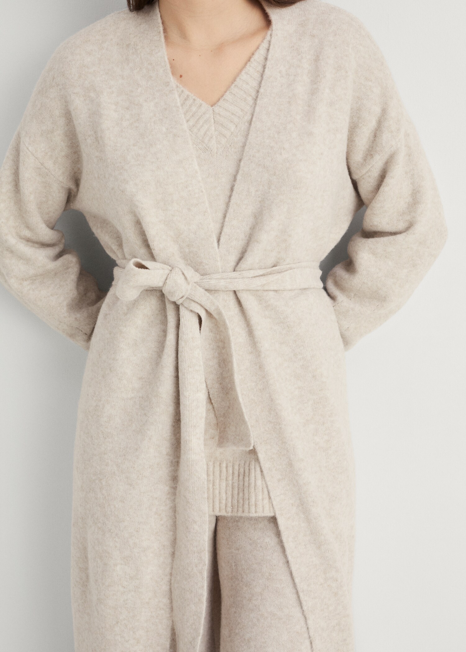Cardigan maille court - Plan moyen