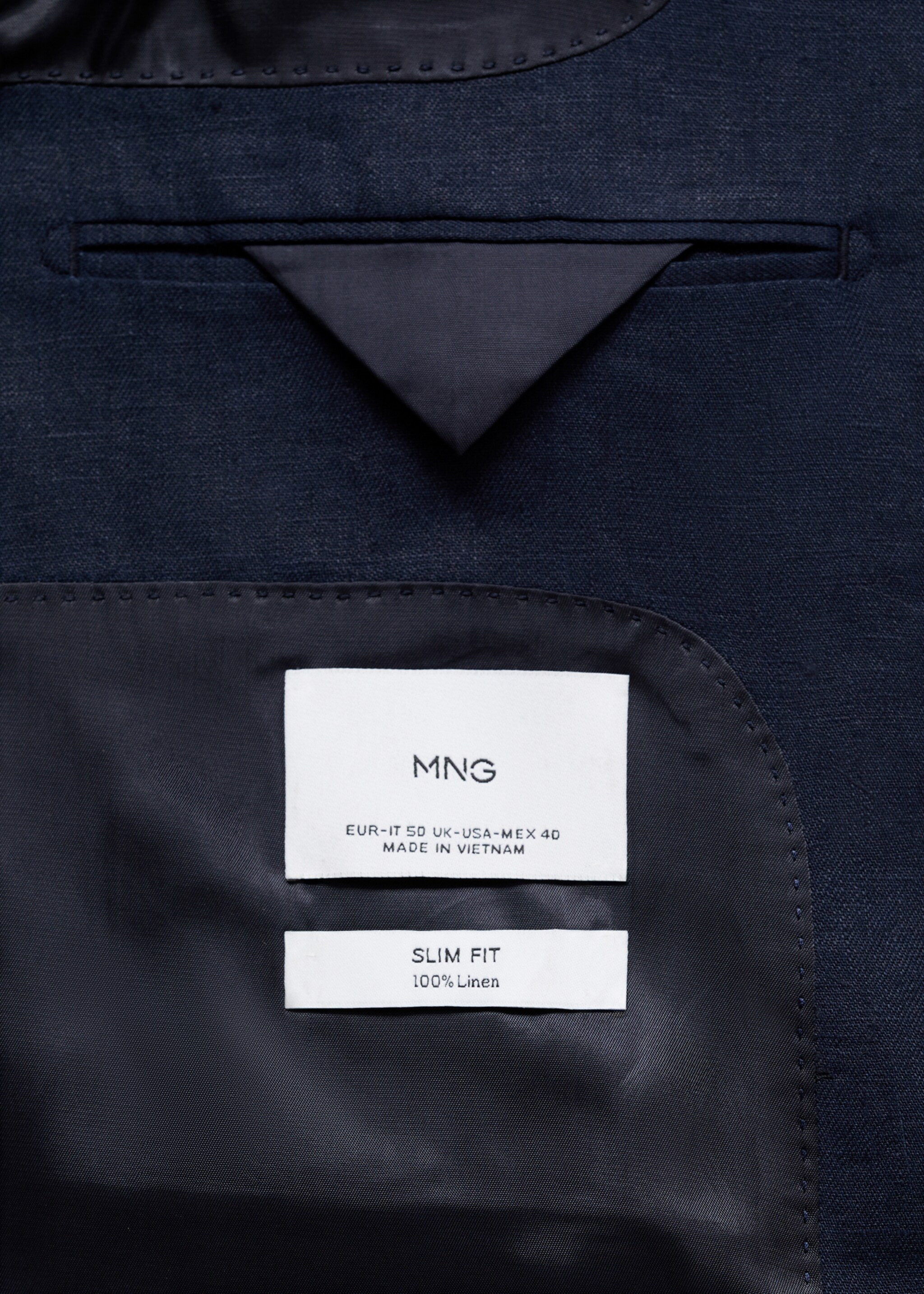Americana traje Amalfi 100% lino slim fit - Detalle del artículo 0