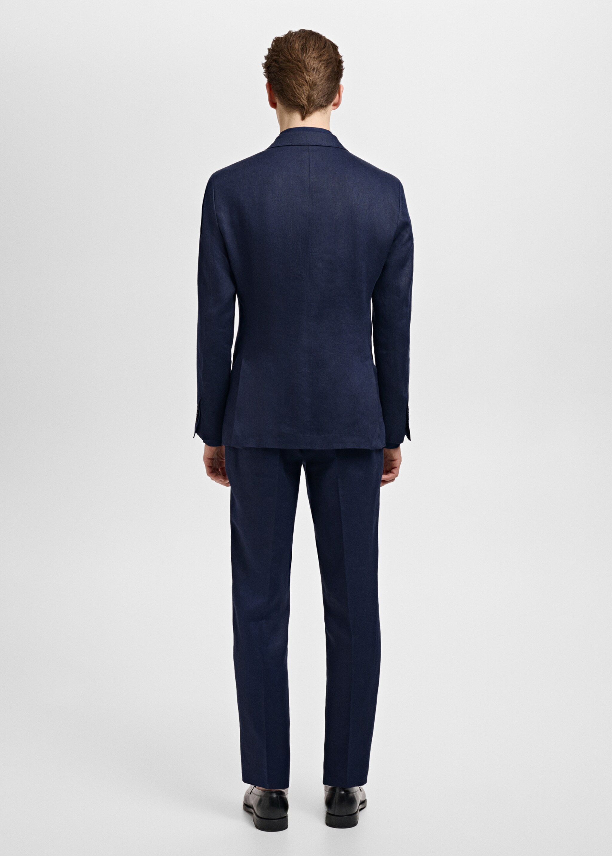 Americana traje Amalfi 100% lino slim fit - Reverso del artículo