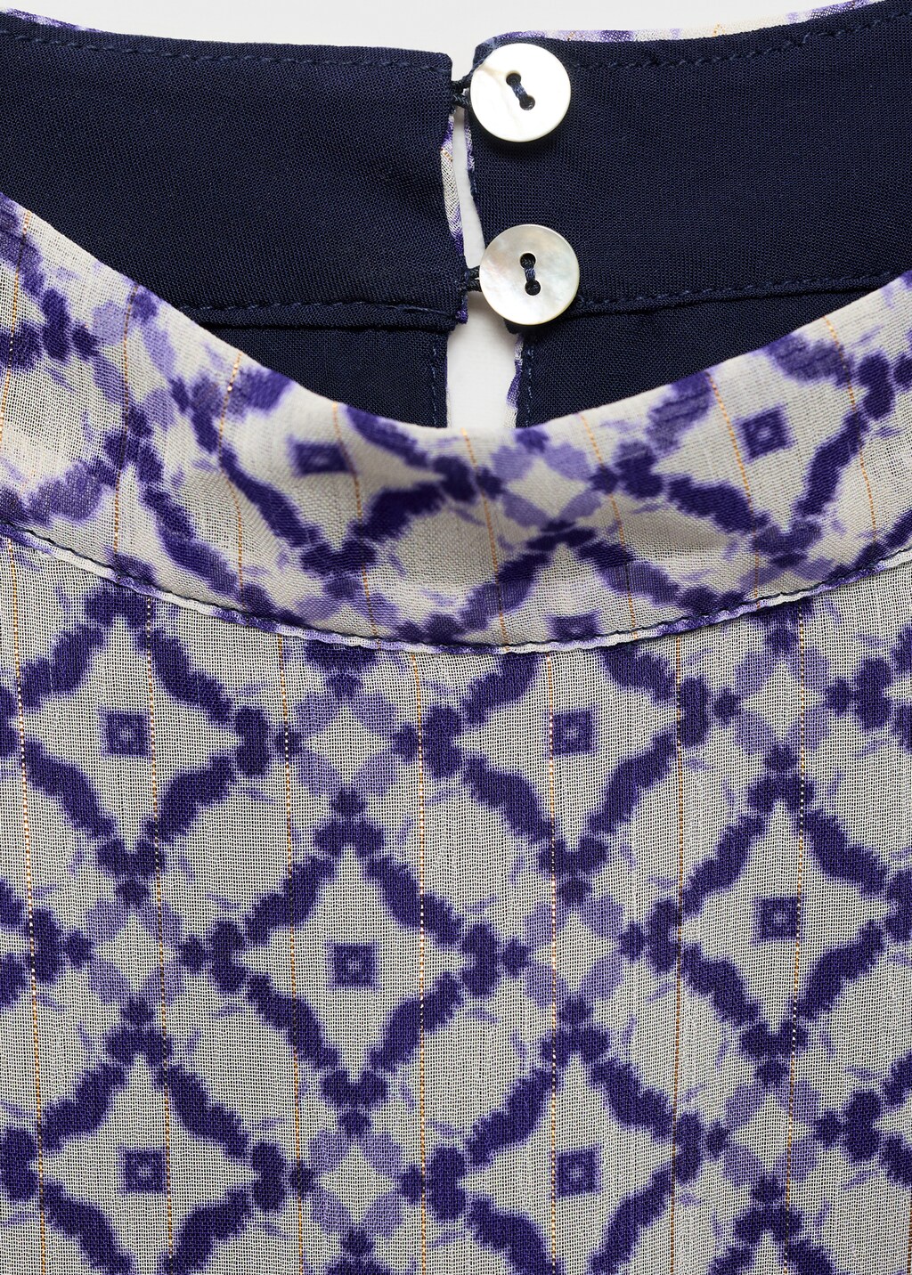 Halter-neck printed dress