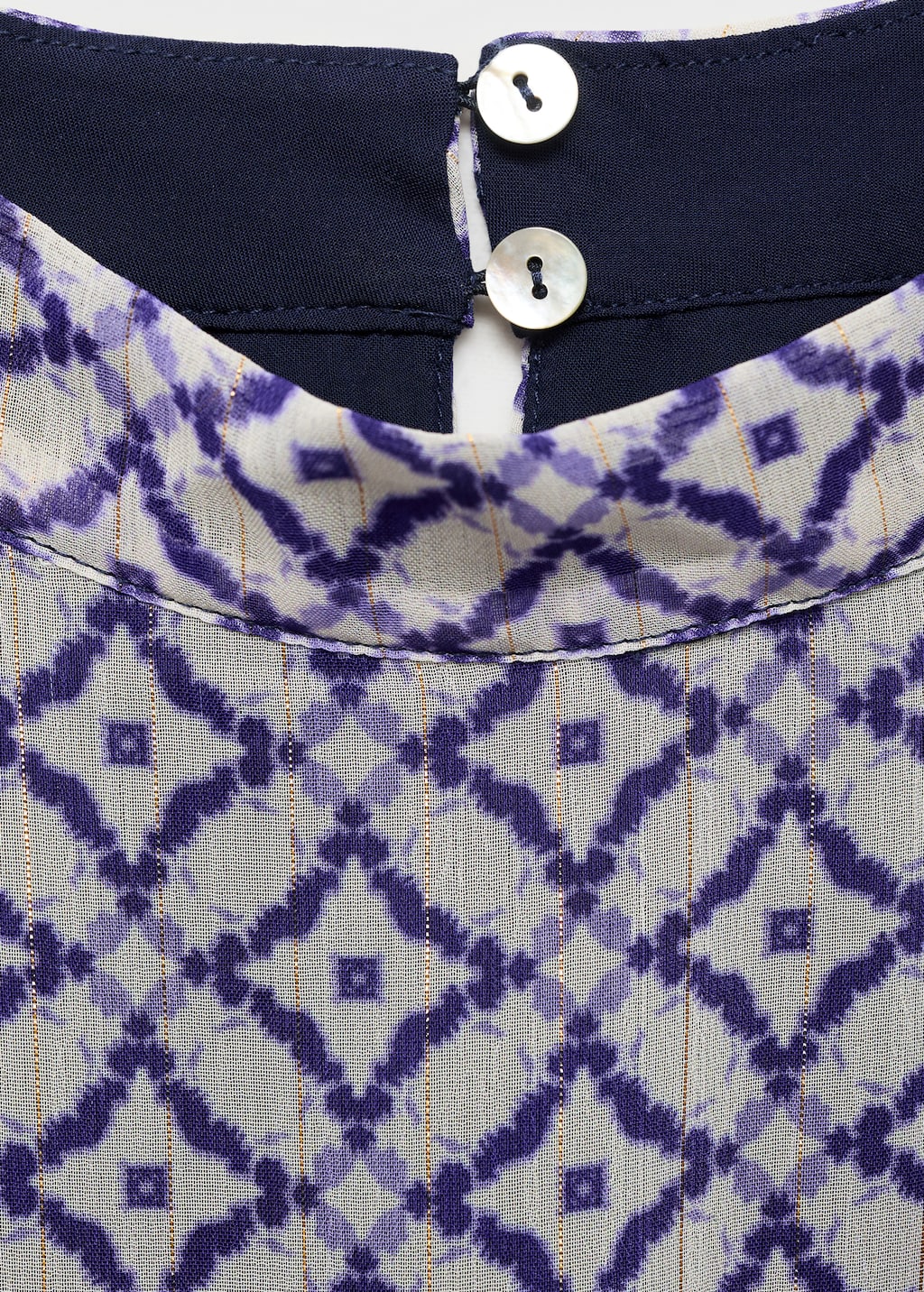 Halter-neck printed dress