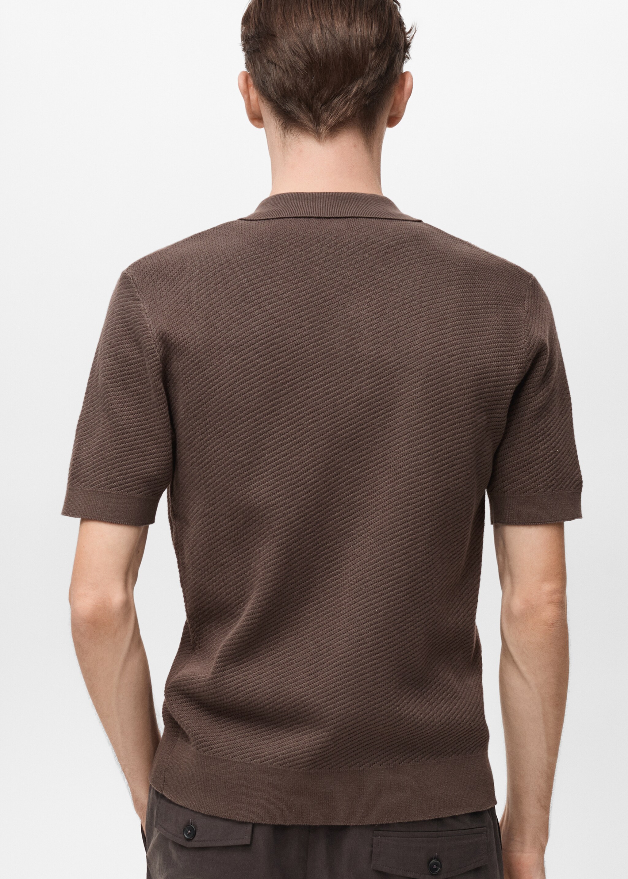 Camisa punto calado estructura - Reverso del artículo