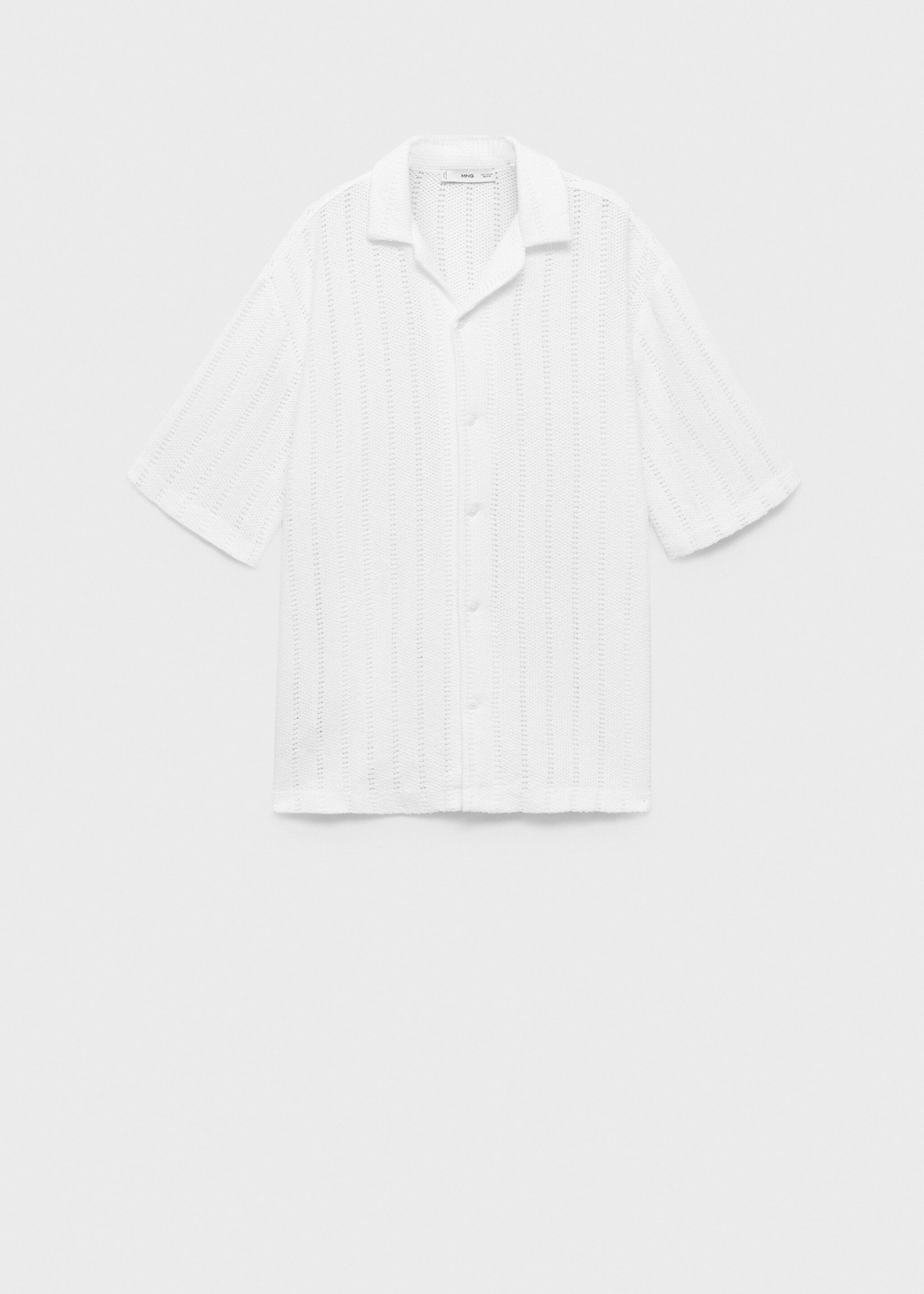 Camisa punto detalle calados - Artículo sin modelo