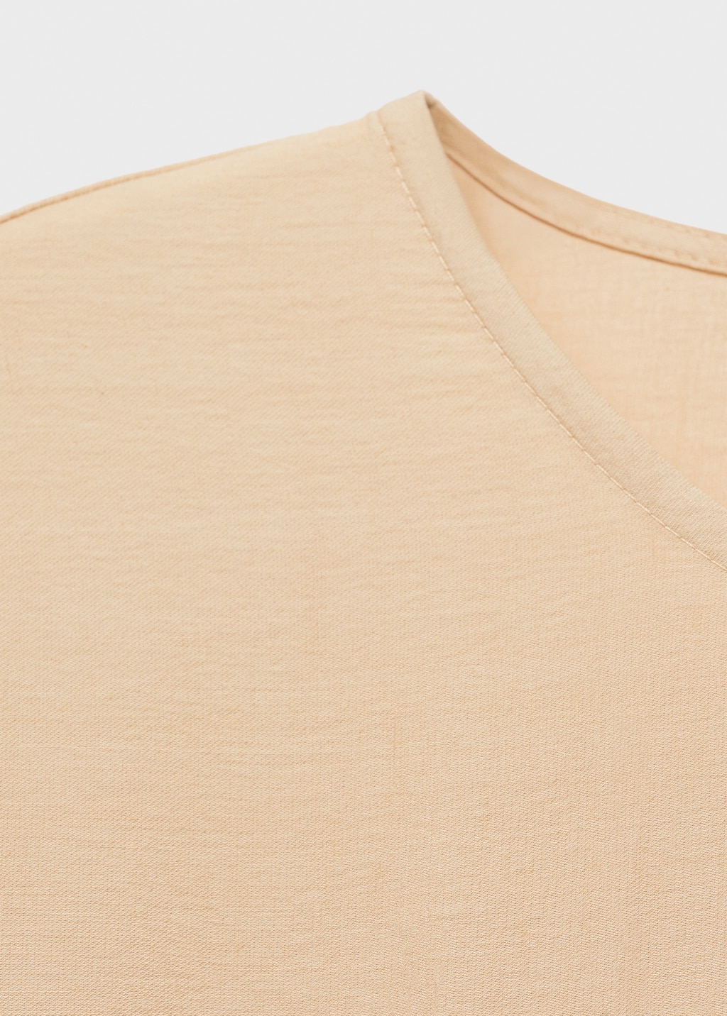 Straight-fit short-sleeved jumpsuit with belt