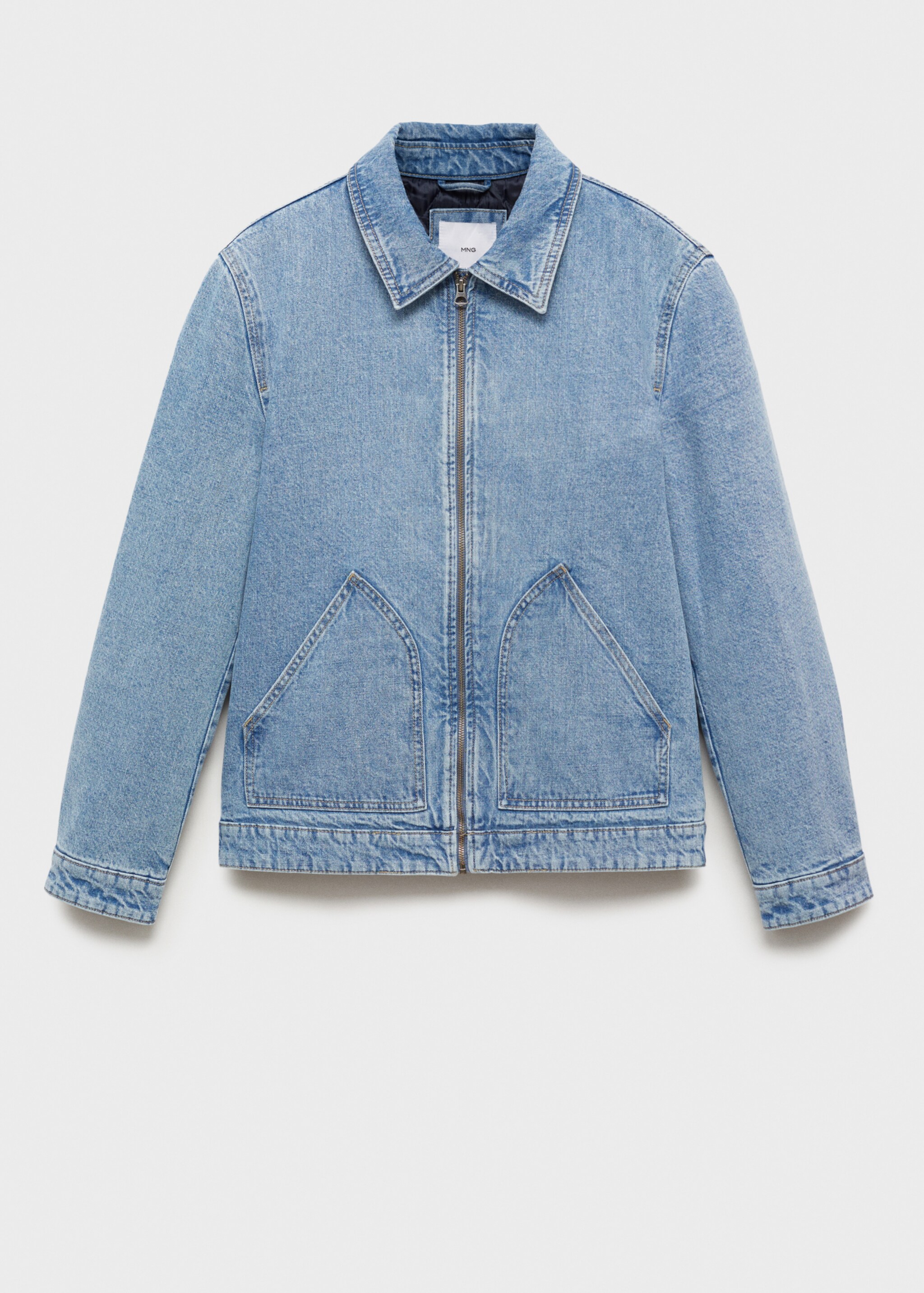 Quilted denim jacket - Article without model