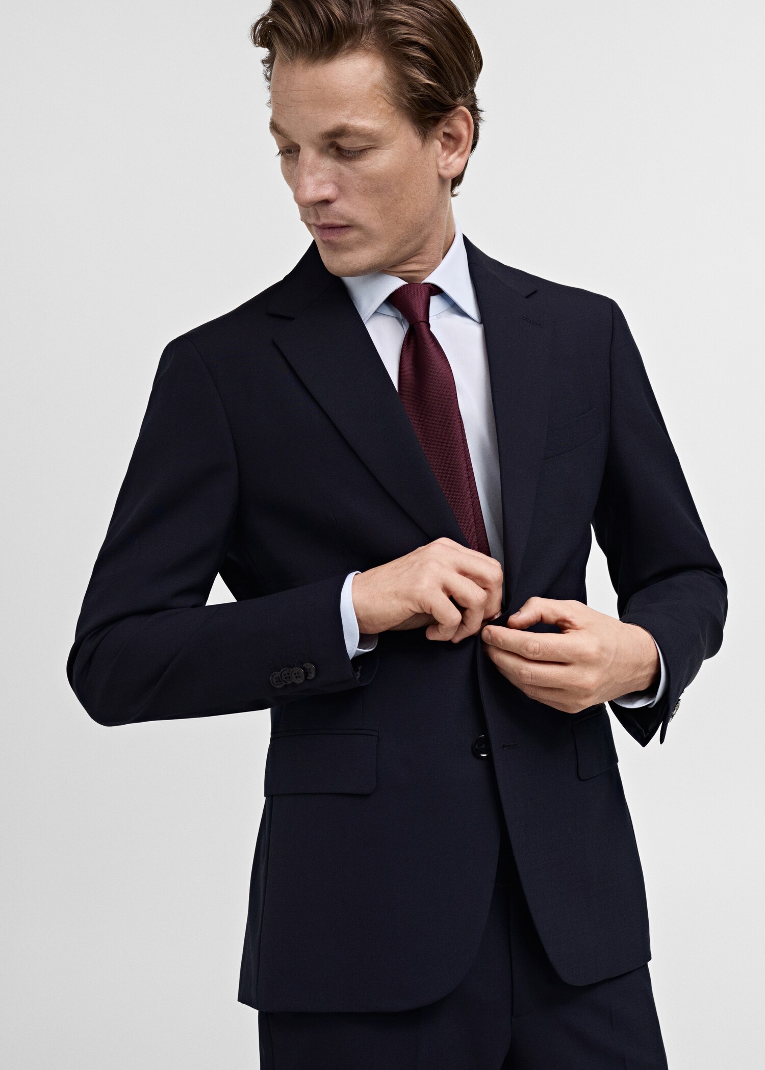 Turin 100% wool suit jacket - Medium plane
