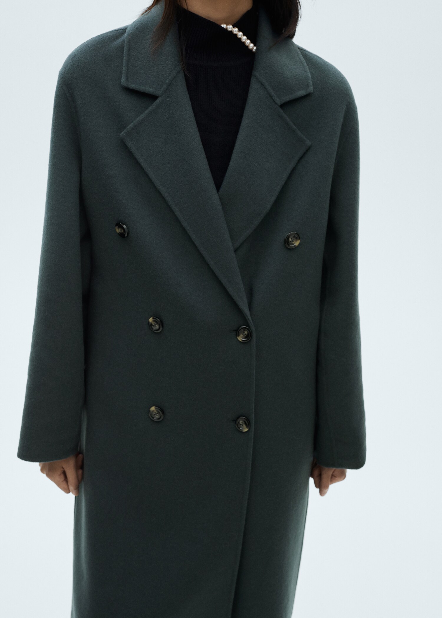 Handmade oversized wool coat - Details of the article 1