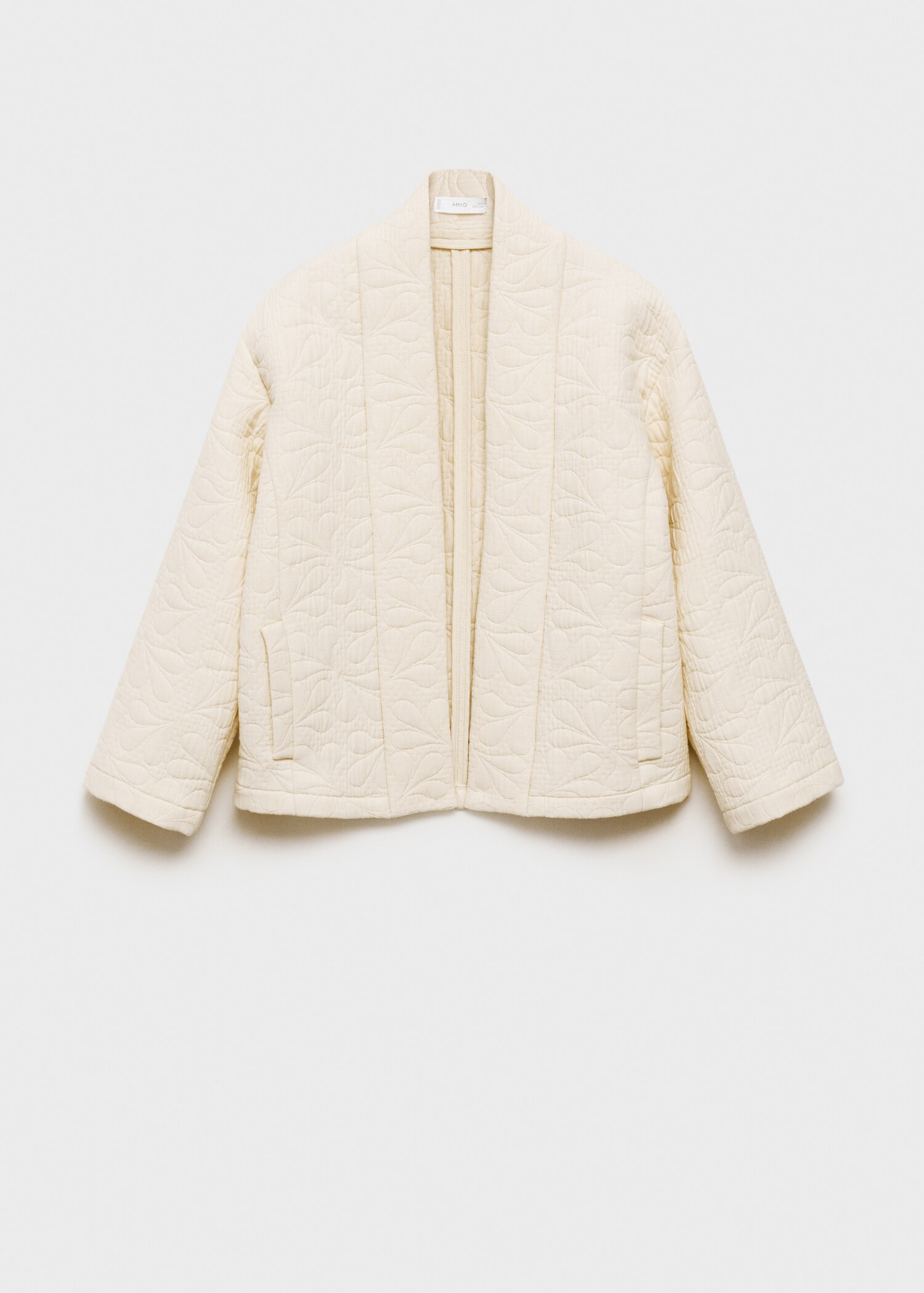 Textured embroidered jacket - Article without model