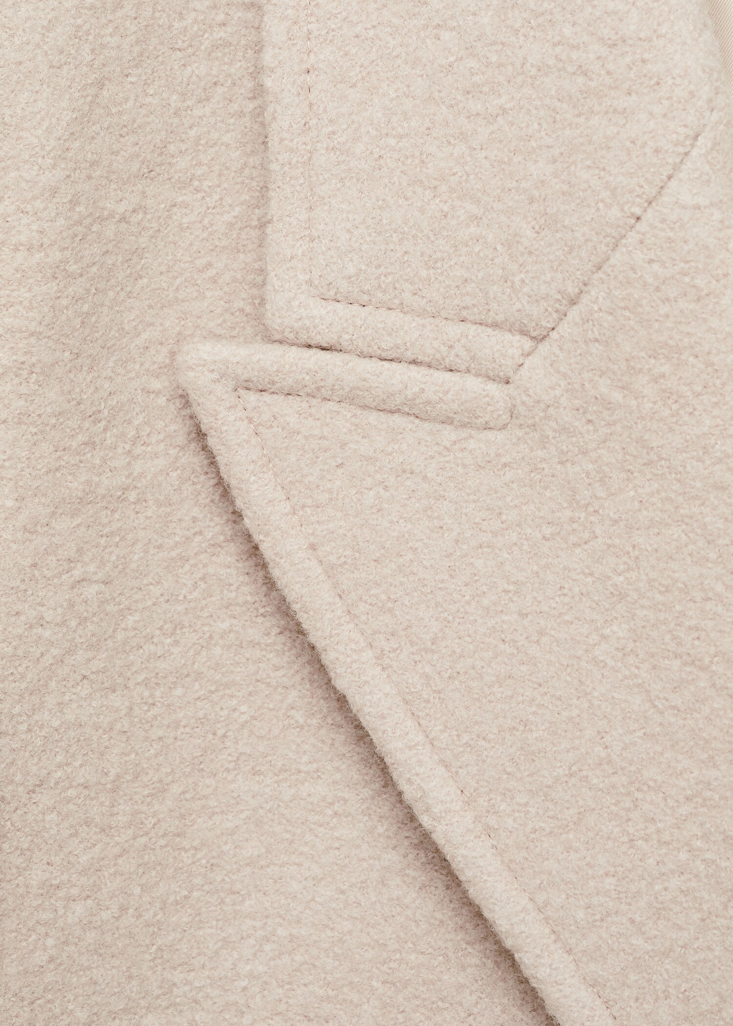 Structured virgin wool coat - Details of the article 8