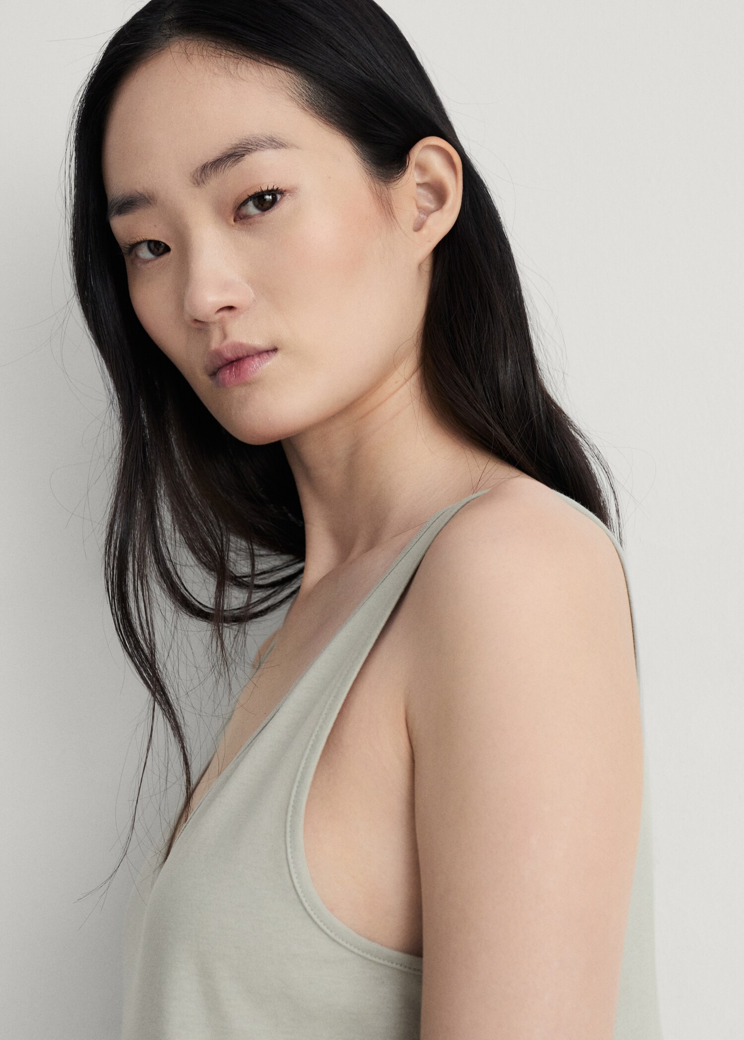 Cotton dress with soft finish - Details of the article 1