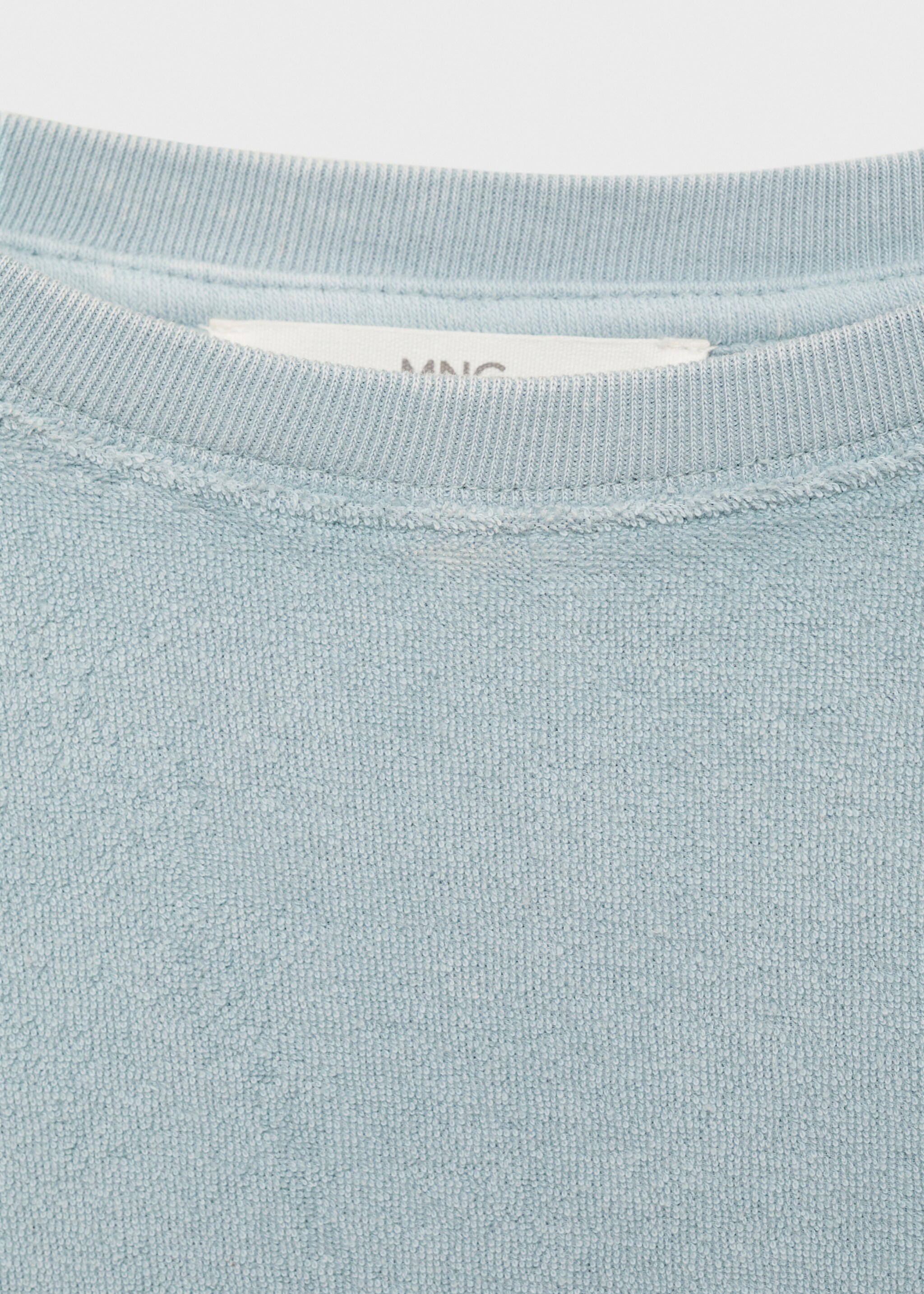 Terry cotton overdyed sweatshirt - Details of the article 8