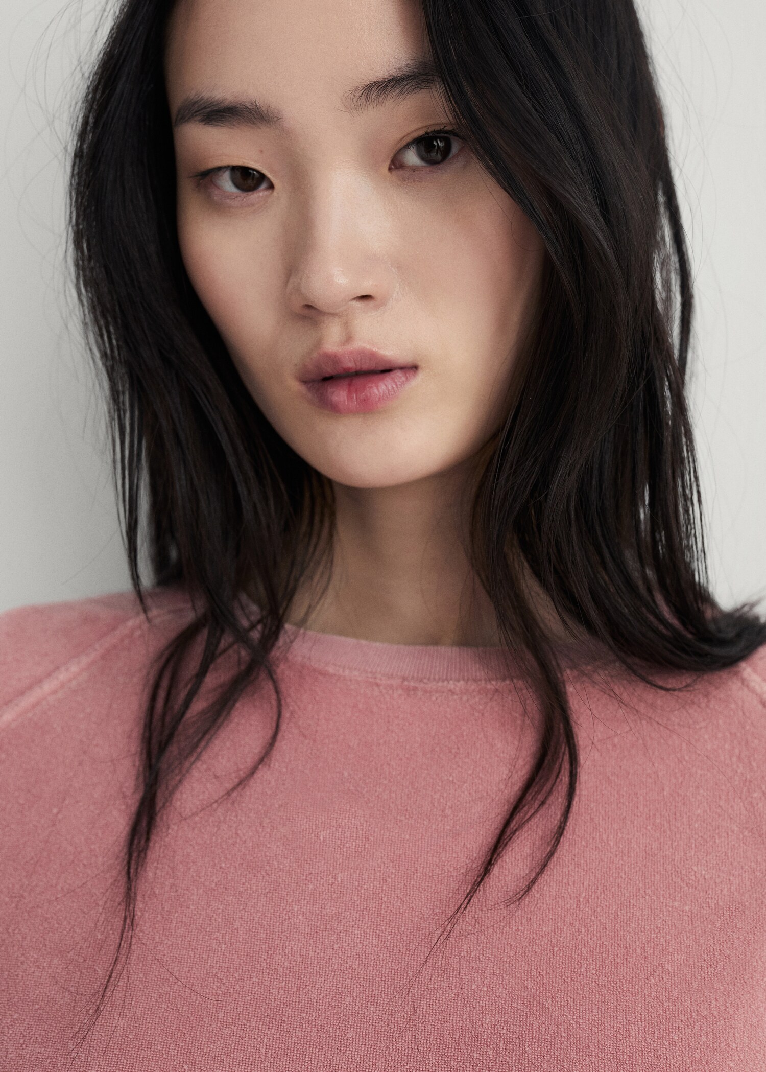 Terry cotton overdyed sweatshirt - Details of the article 1