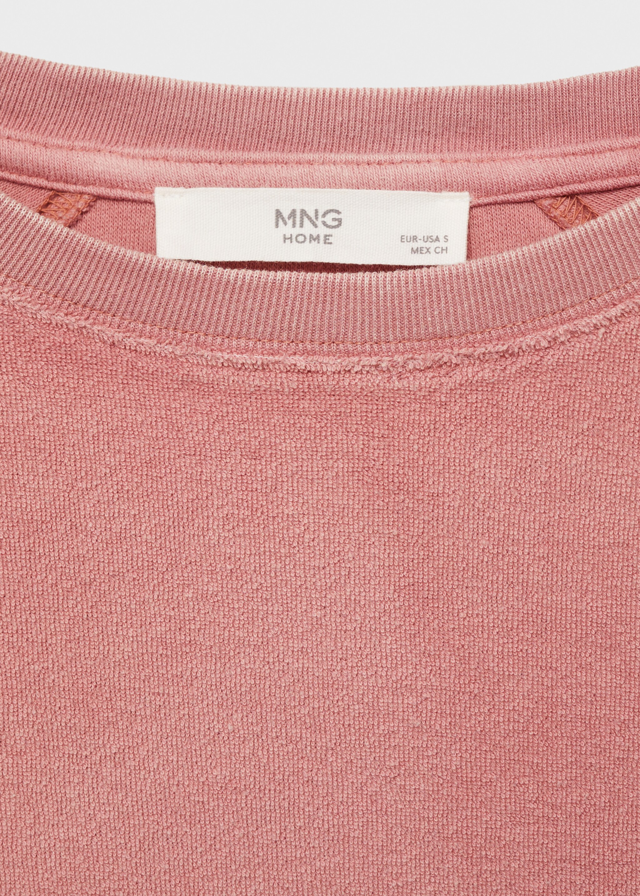 Terry cotton overdyed sweatshirt - Details of the article 8