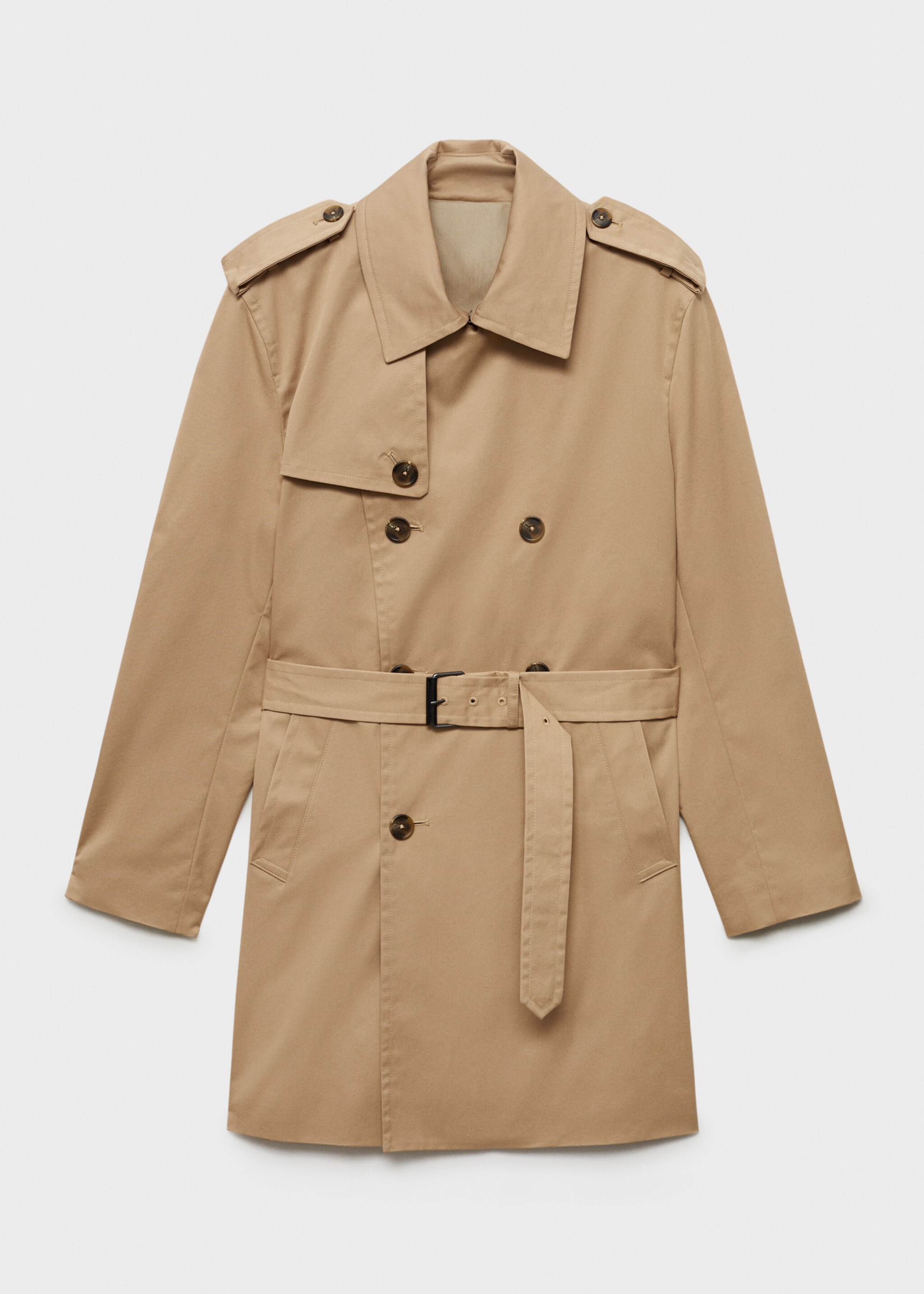 Waterafstotende trenchcoat met ceintuur - Artikel zonder model