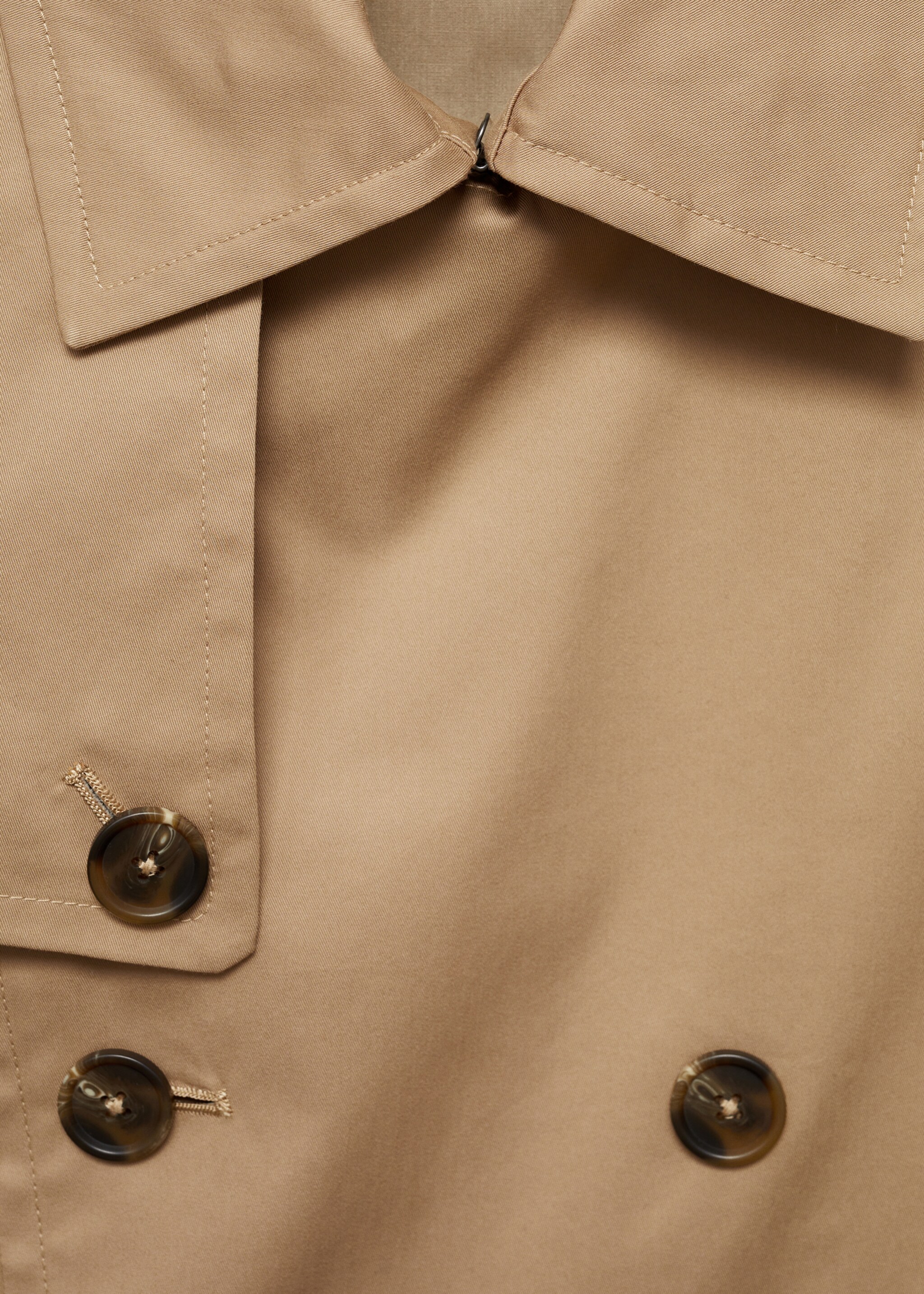 Waterafstotende trenchcoat met ceintuur - Detail van het artikel 0