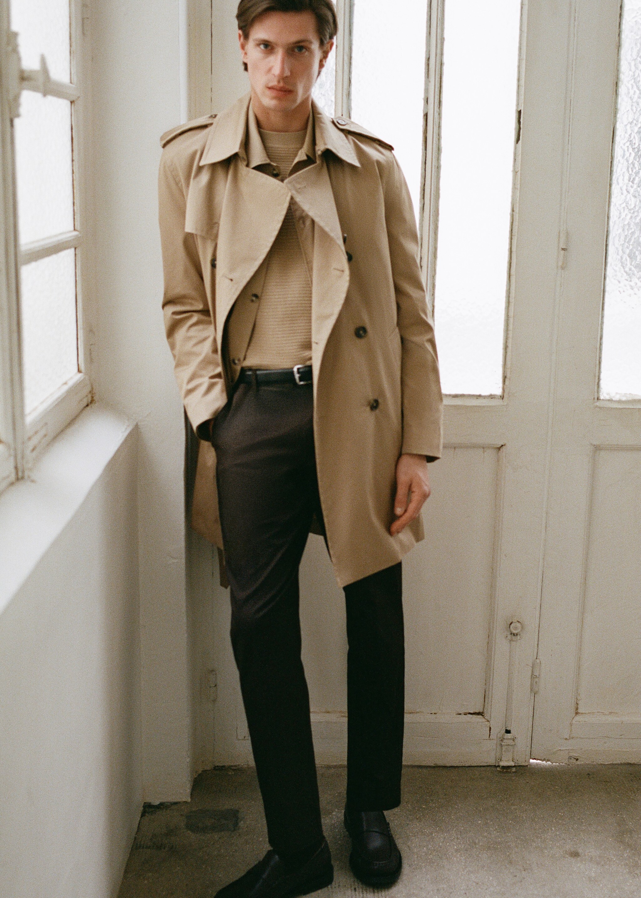 Waterafstotende trenchcoat met ceintuur - Detail van het artikel 5