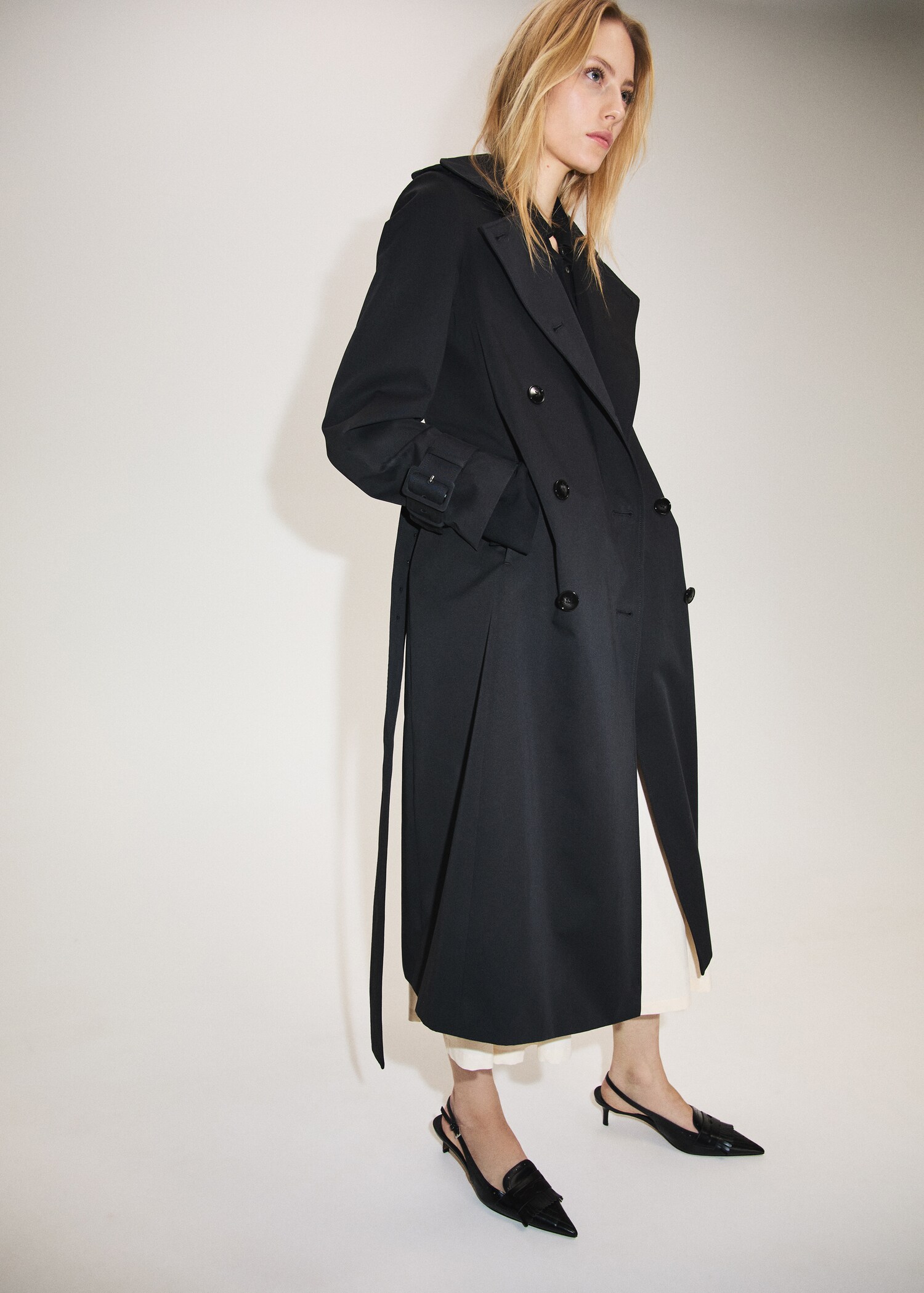 Trench coton double boutonnage - Détail de l'article 6