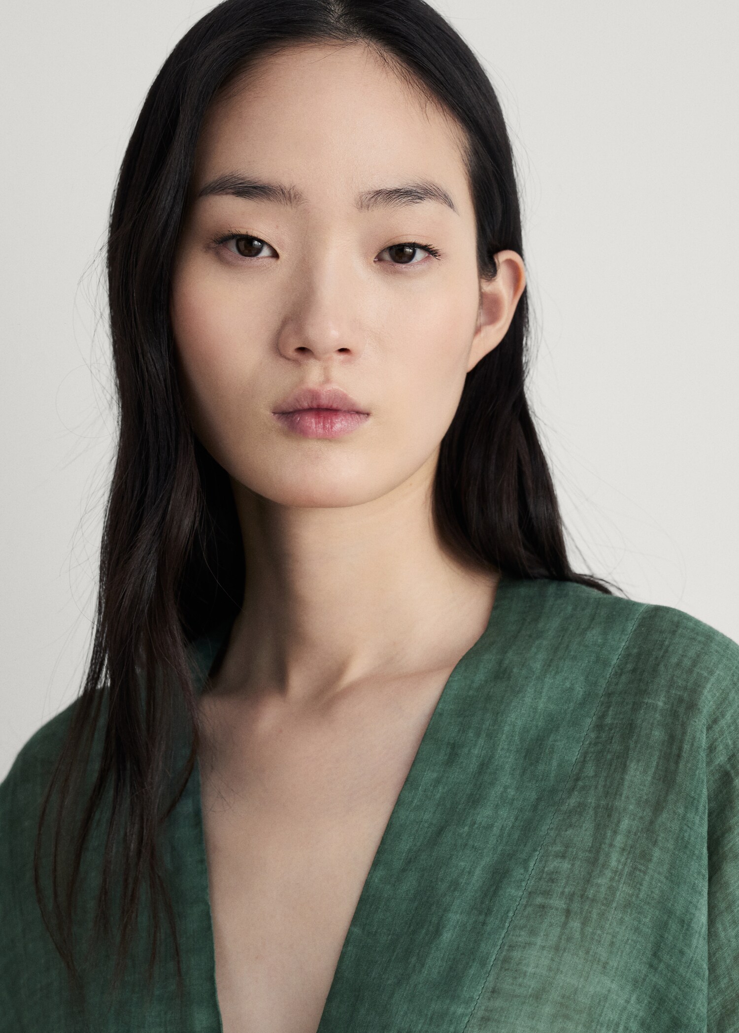 Ramie caftan with overdyed design - Details of the article 1
