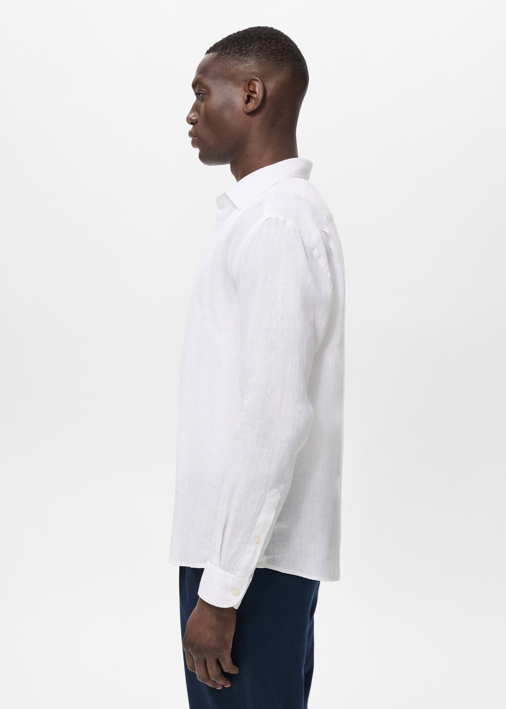 Linen 100% shirt - Details of the article 4