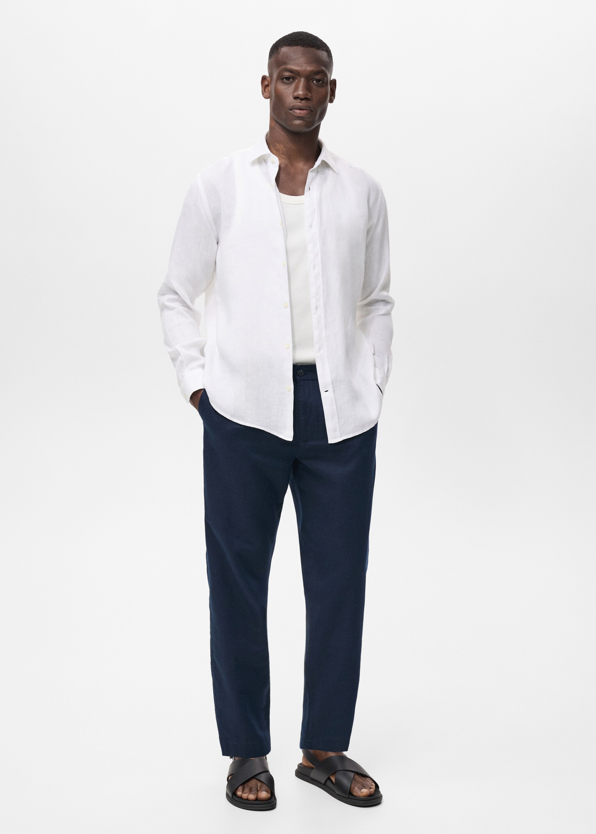 Linen 100% shirt - General plane